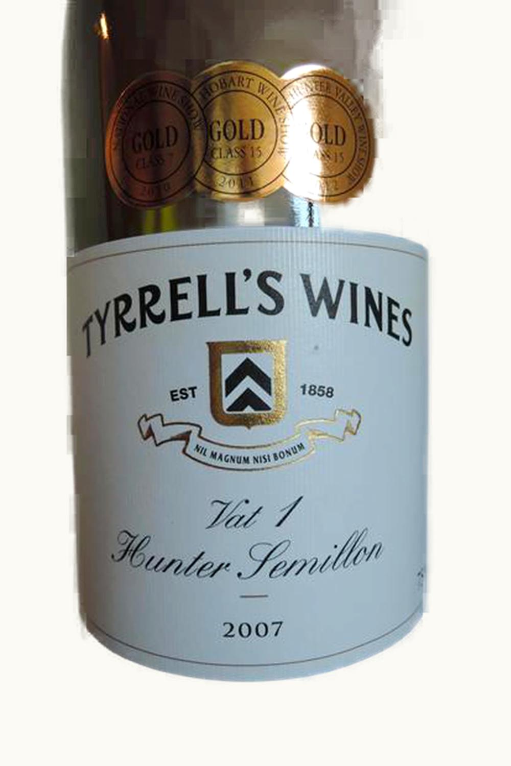 Tyrrell's Tyrrell's Vat 1 Semillon Hunter Valley New South Wales Australia, 2007
