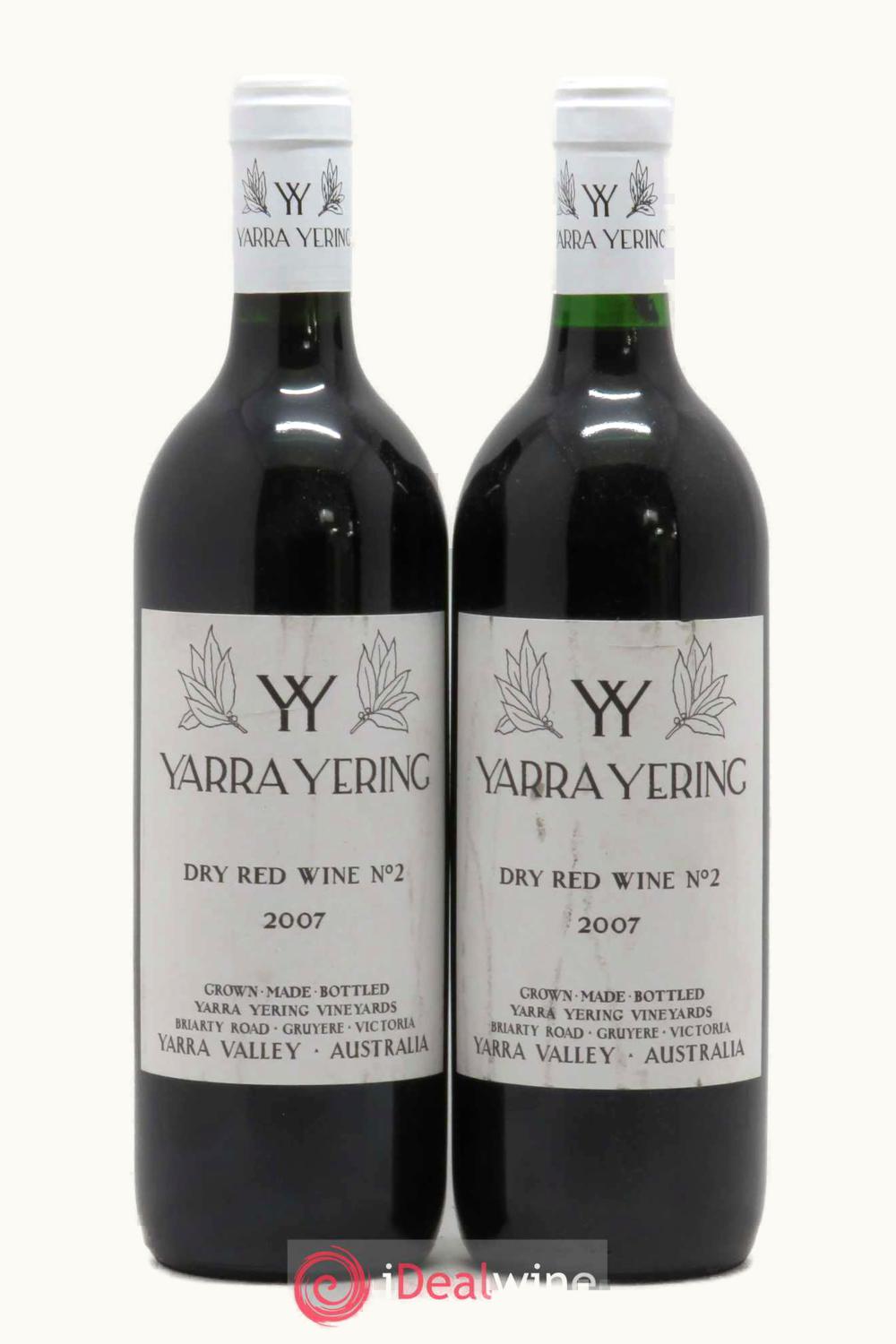 Yarra Yerring Yarra Yerring Dry Red No. 2 Yarra Valley Victoria Australia, 2007