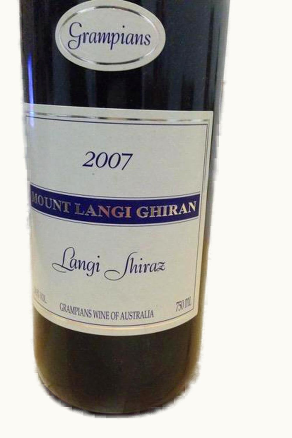 Mount Langi Ghiran Mount Langi Ghiran Shiraz Grampians Victoria Australia, 2007