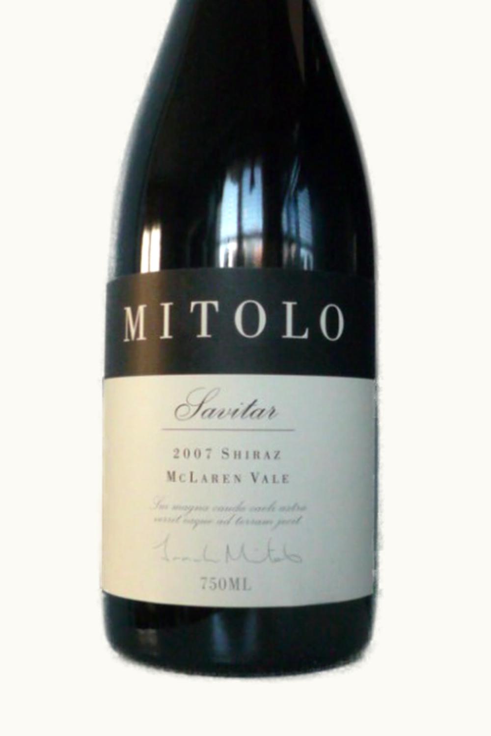 Mitolo Mitolo Savitar Shiraz McLaren Vale South Australia, 2007