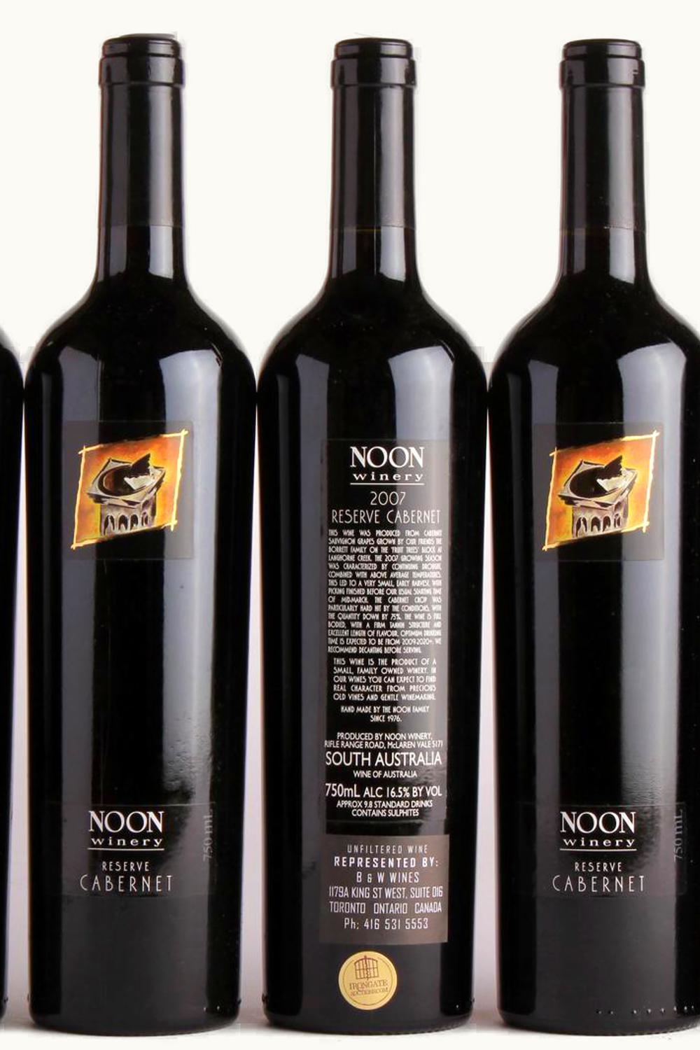 Noon Noon Reserve Cabernet Sauvignon Langhorne Creek South Australia, 2007