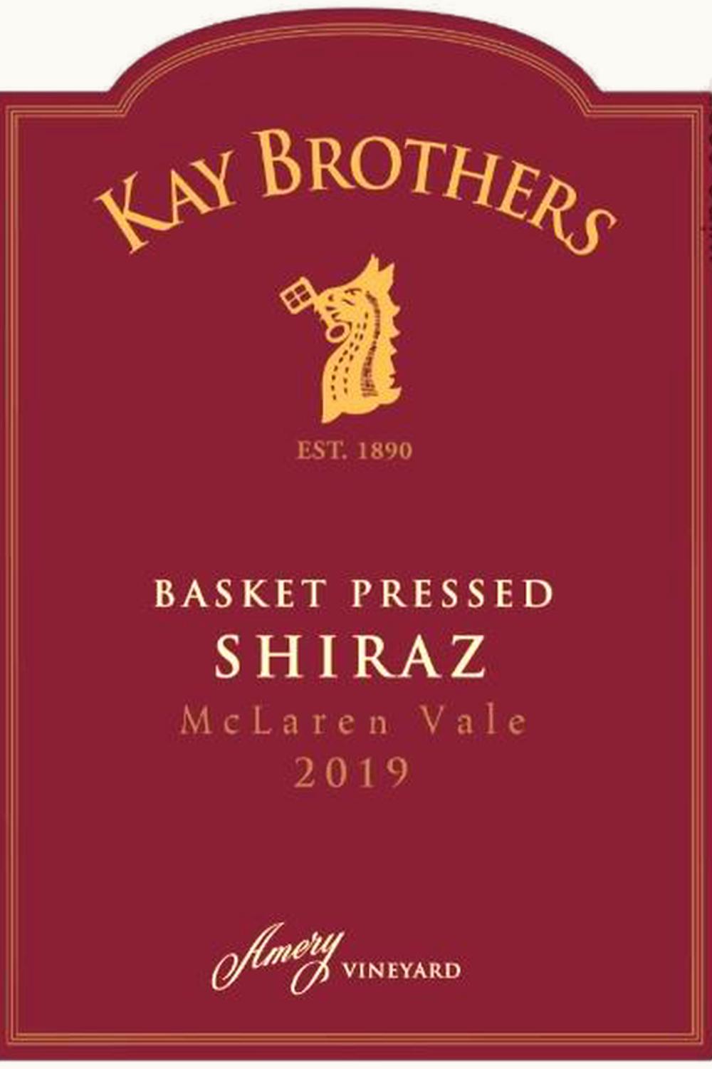 Kay Brothers Kay Brothers Amery Basket Press Shiraz McLaren Vale South Australia, 2007