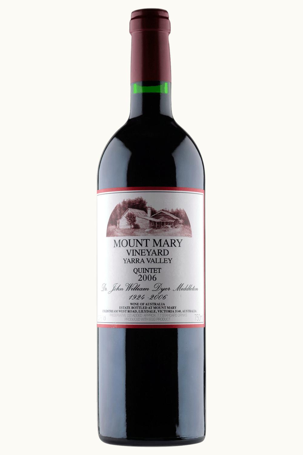 Mount Mary Mount Mary Quintet Red Blend Yarra Valley Victoria Australia, 2006