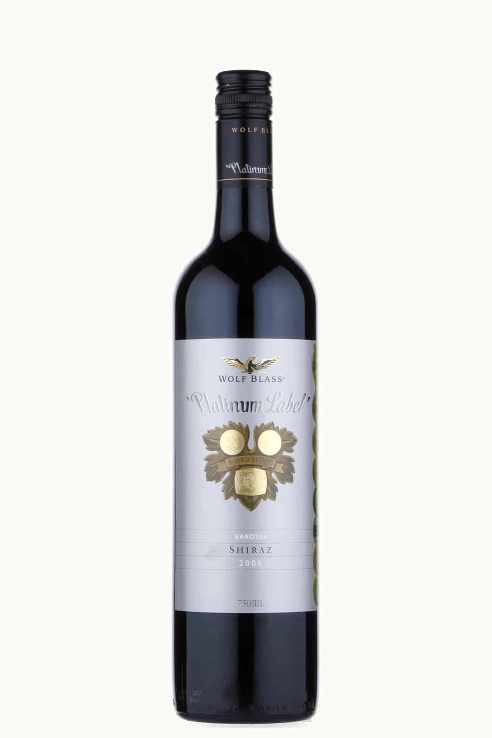 Wolf Blass Wolf Blass Platinum Label Midlands Shiraz Barossa Valley South Australia, 2006