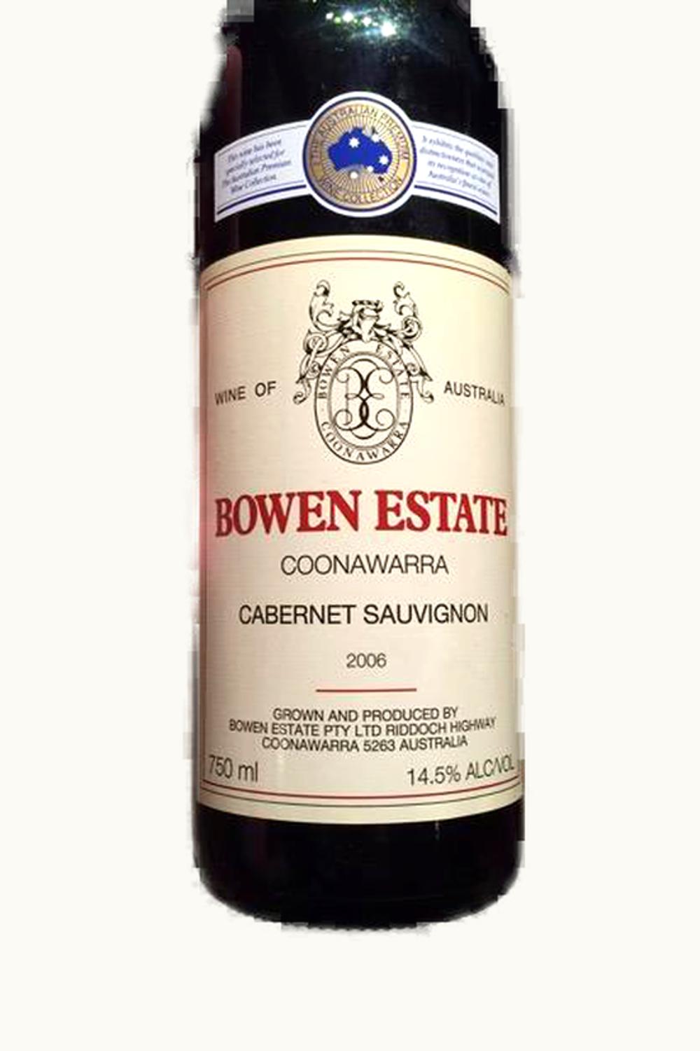 Bowen Estate Bowen Estate Cabernet Sauvignon Coonawarra South Australia, 2006