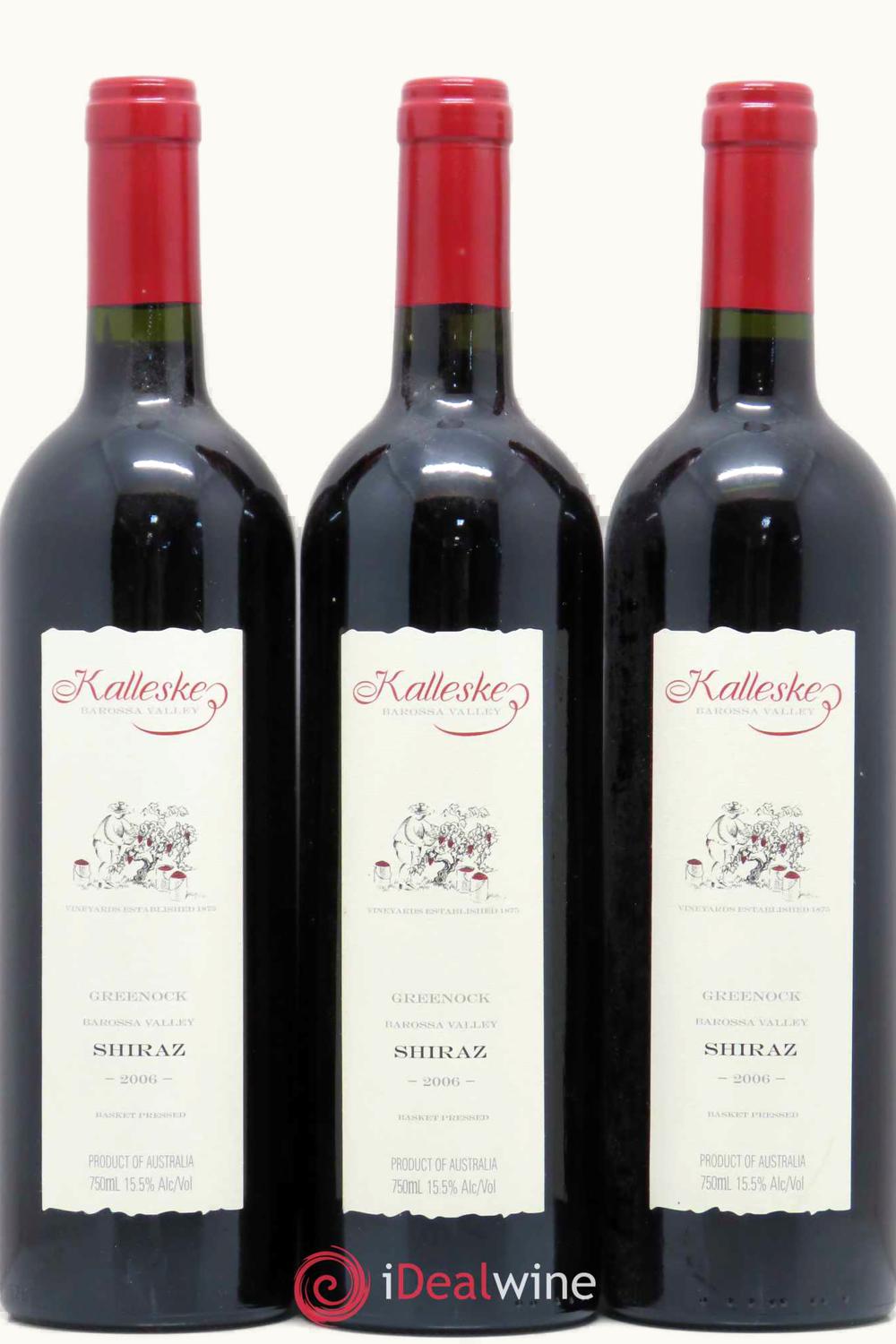 Kalleske Kalleske Greenock Shiraz Barossa Valley South Australia, 2006