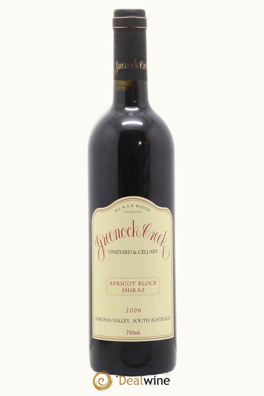 Greenock Creek Greenock Creek Cellars Apricot Block Shiraz Barossa Valley South Australia, 2006