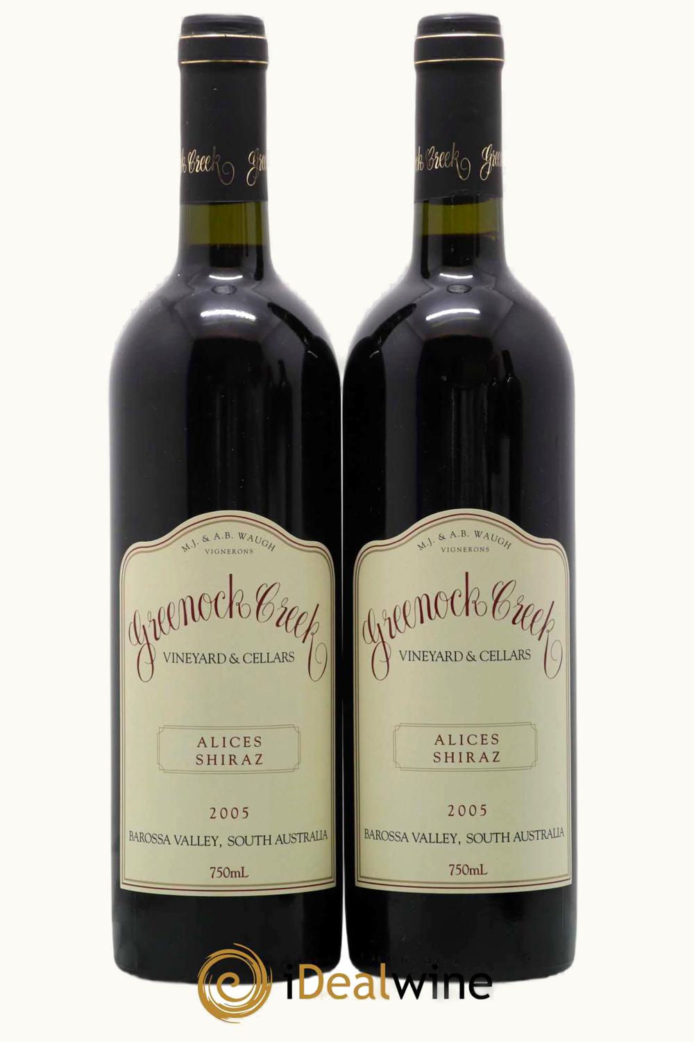 Greenock Creek Greenock Creek Cellars Alice Block Shiraz Barossa Valley South Australia, 2005