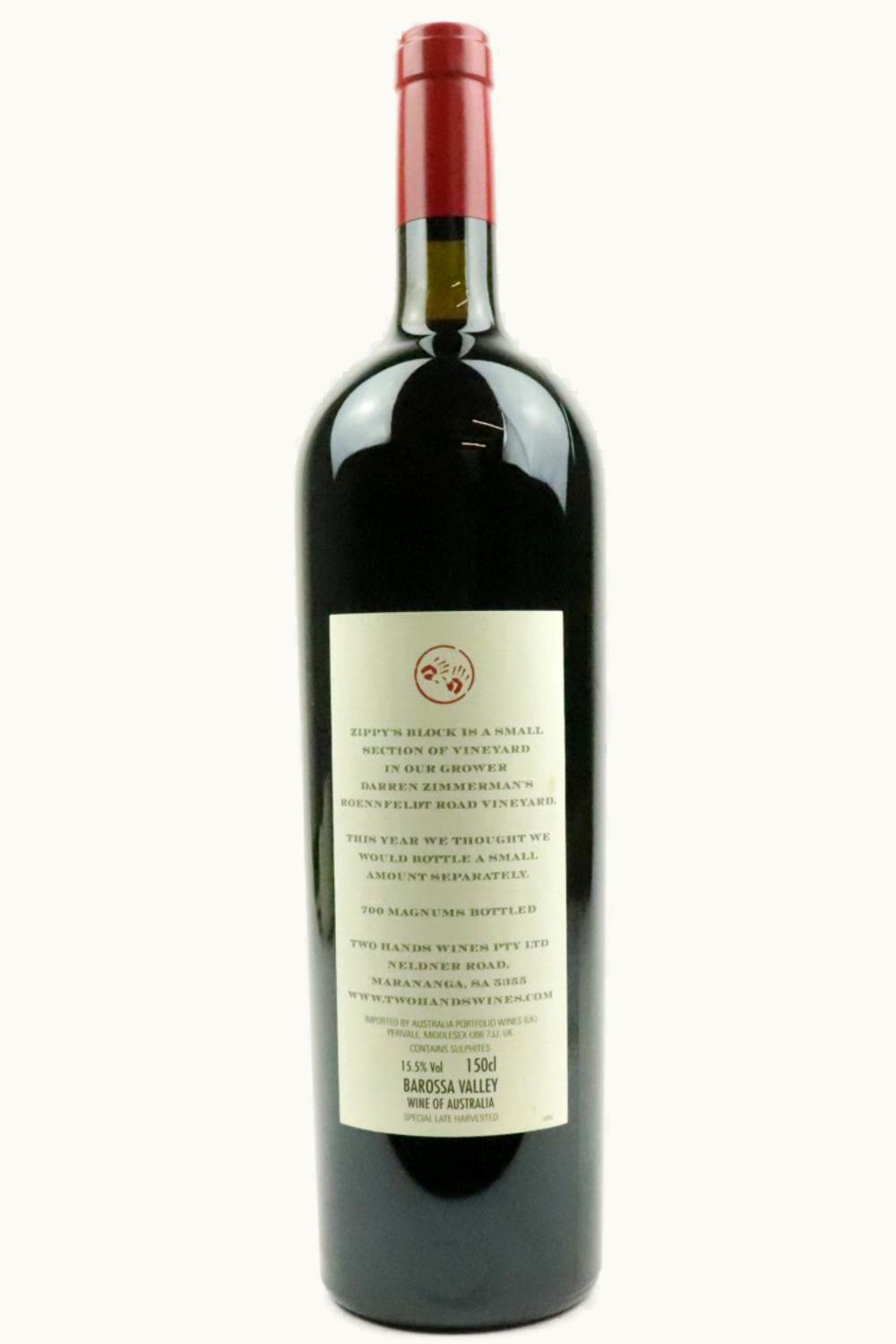 Two Hands Two Hands Zippy's Block Shiraz Barossa Valley South Australia, 2005