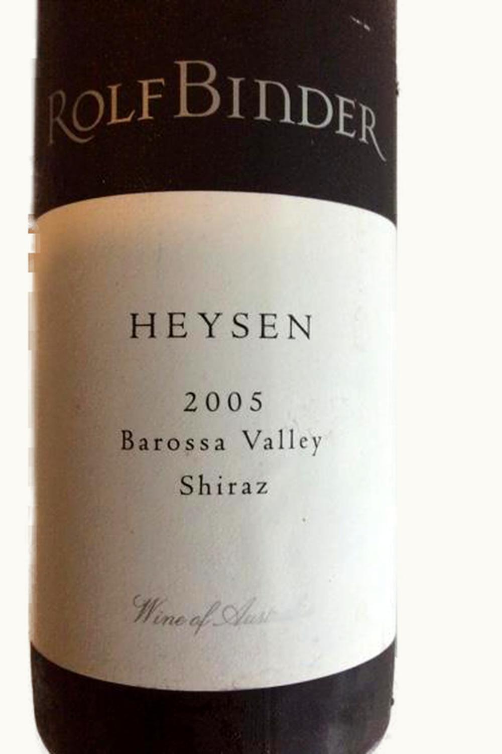 Rolf Binder Rolf Binder Veritas Shiraz Barossa Valley South Australia, 2005