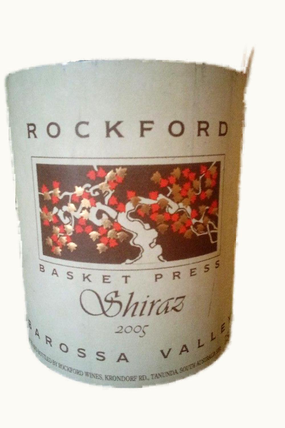 Rockford Rockford Basket Press Shiraz Barossa Valley South Australia, 2005