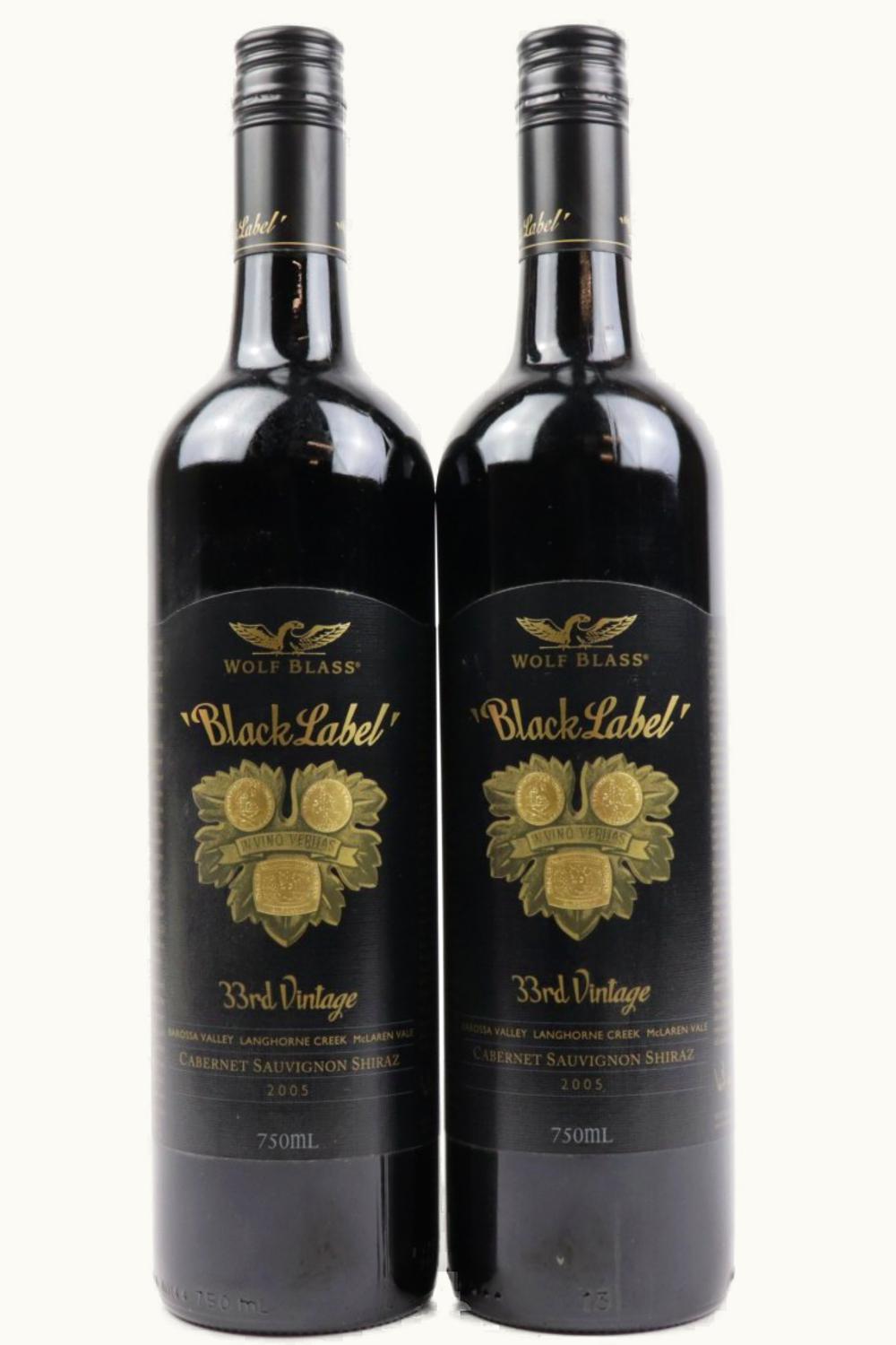 Wolf Blass Wolf Blass Black Label Cabernet Sauvignon South Australia, 2005