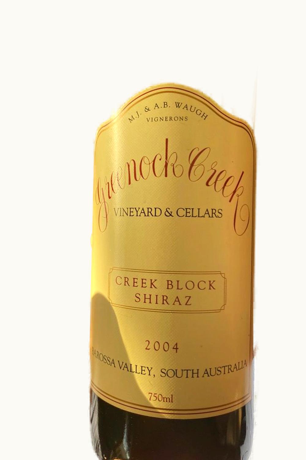 Greenock Creek Greenock Creek Cellars Block SRA, 2004