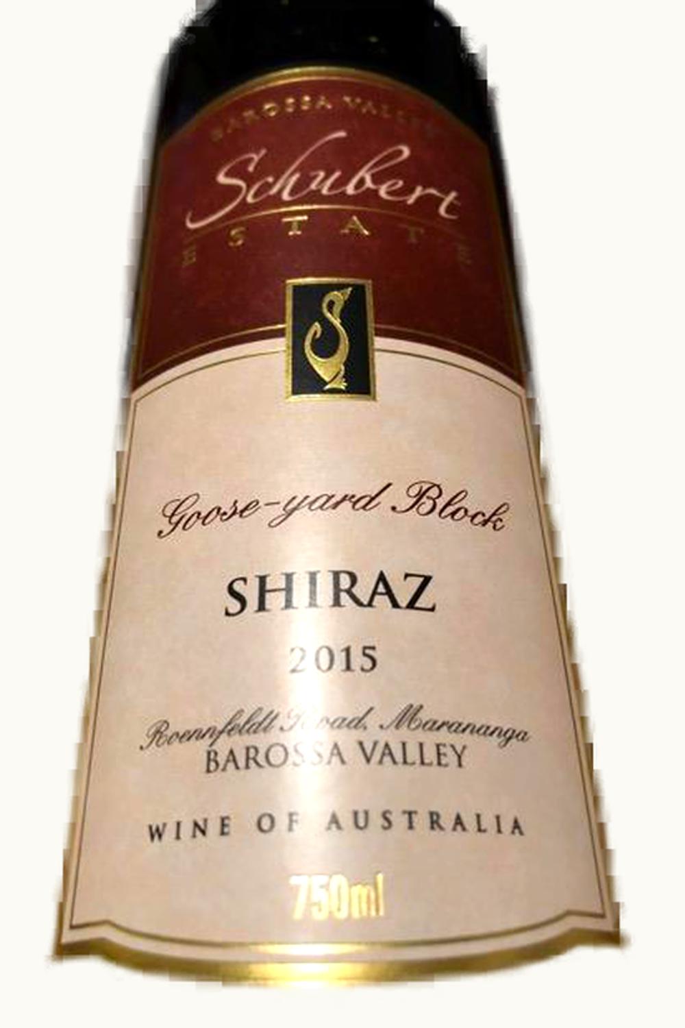 Schubert Estate Schubert Estate Goose Yard Block SRA, 2004