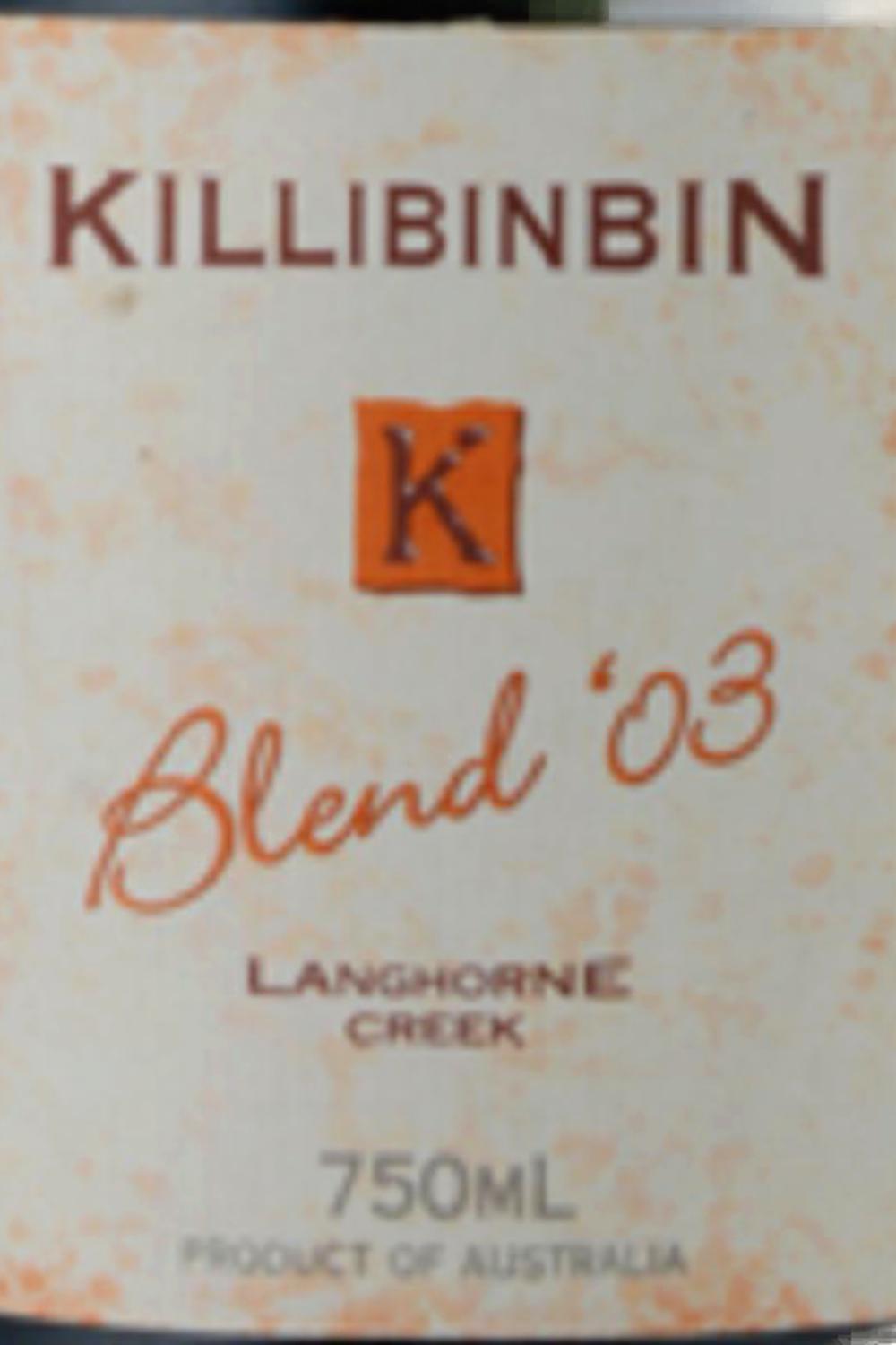 Killibinbin Killibinbin Blend, 2003