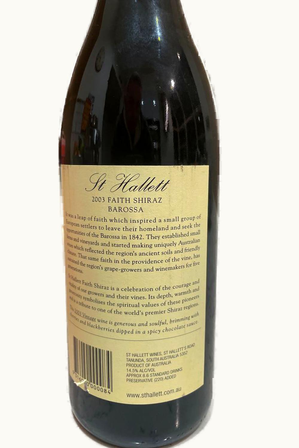 St Hallett St Hallett Faith SRA, 2003