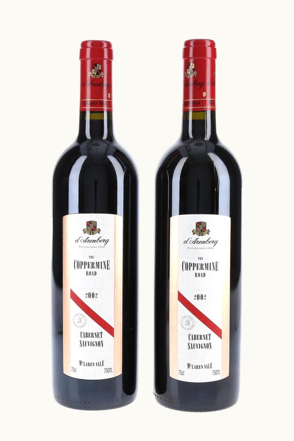 d'Arenberg d'Arenberg The Copper Mine Rd Cab Sauv, 2002