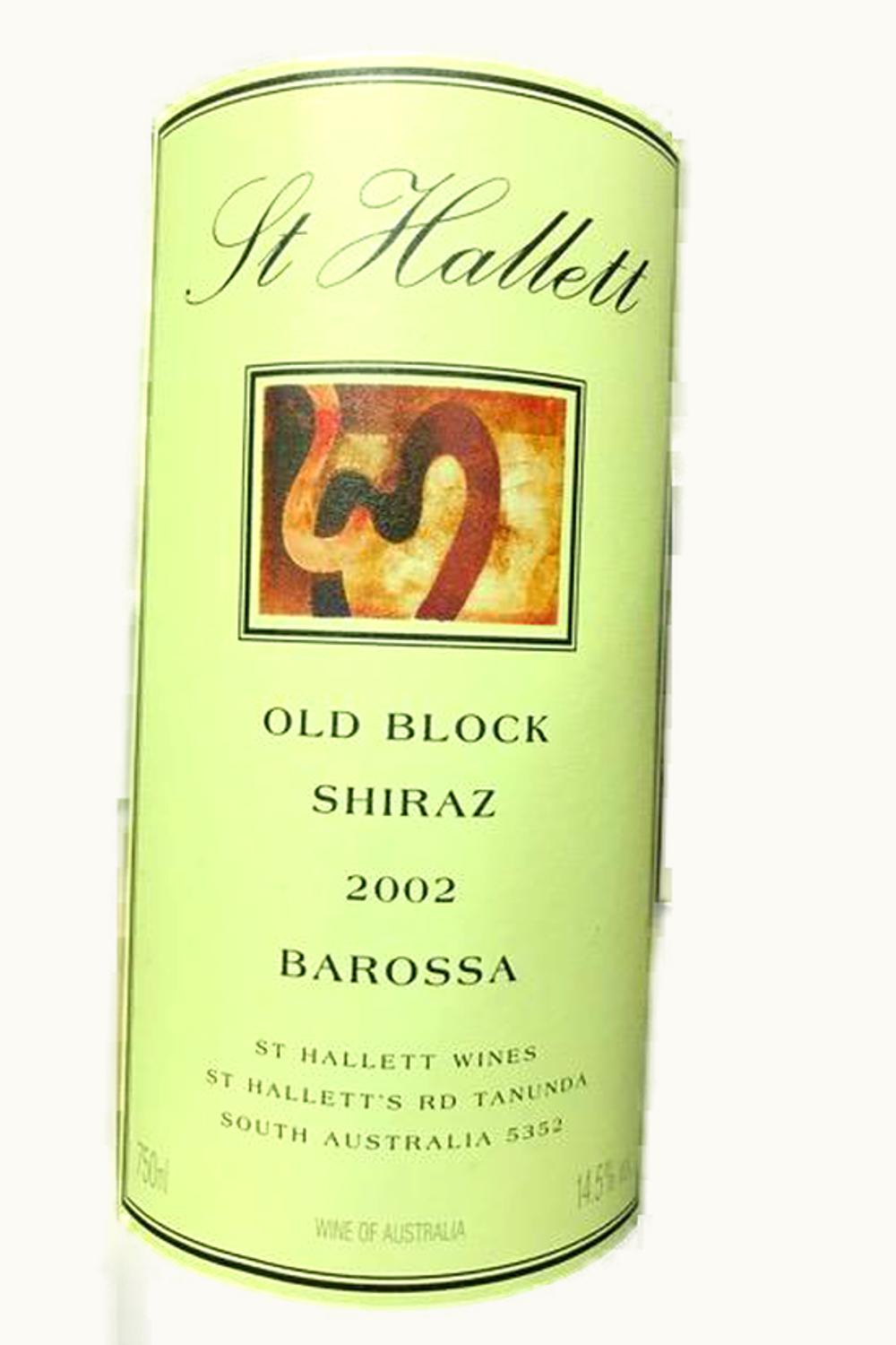 St Hallett St Hallett Old Block SRA, 2002