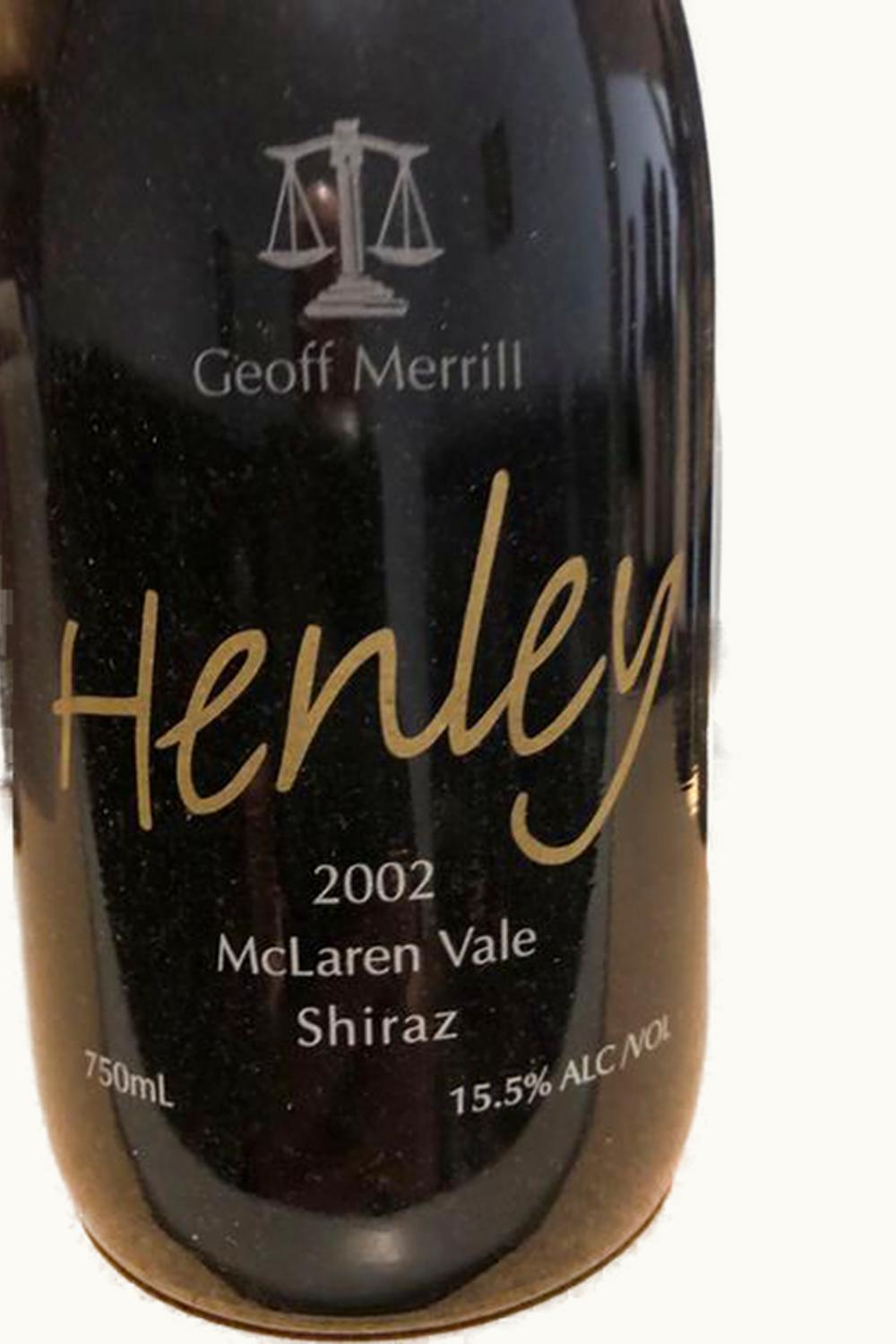 Geoff Merrill Geoff Merrill Henley SRA, 2001