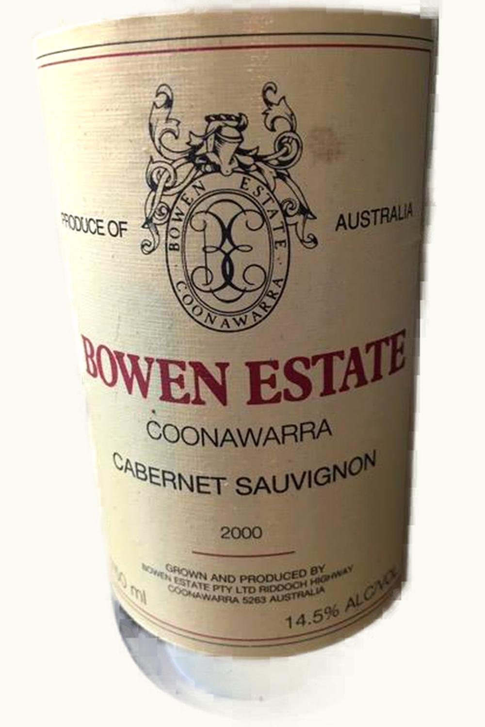 Bowen Estate Bowen Estate Cab Sauv, 2000