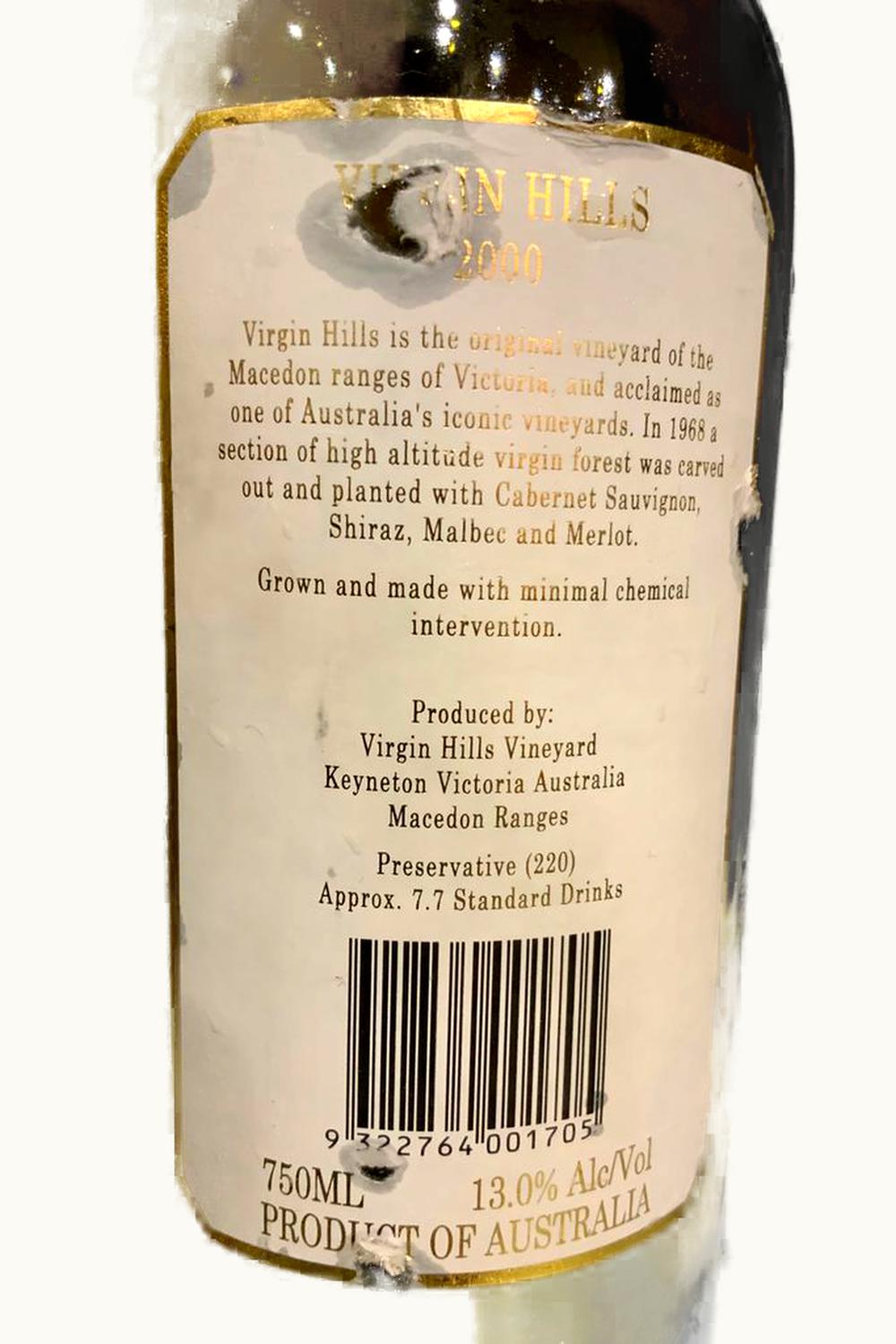 VIrgin Hill VIrgin Hill Macedon Range, 2000