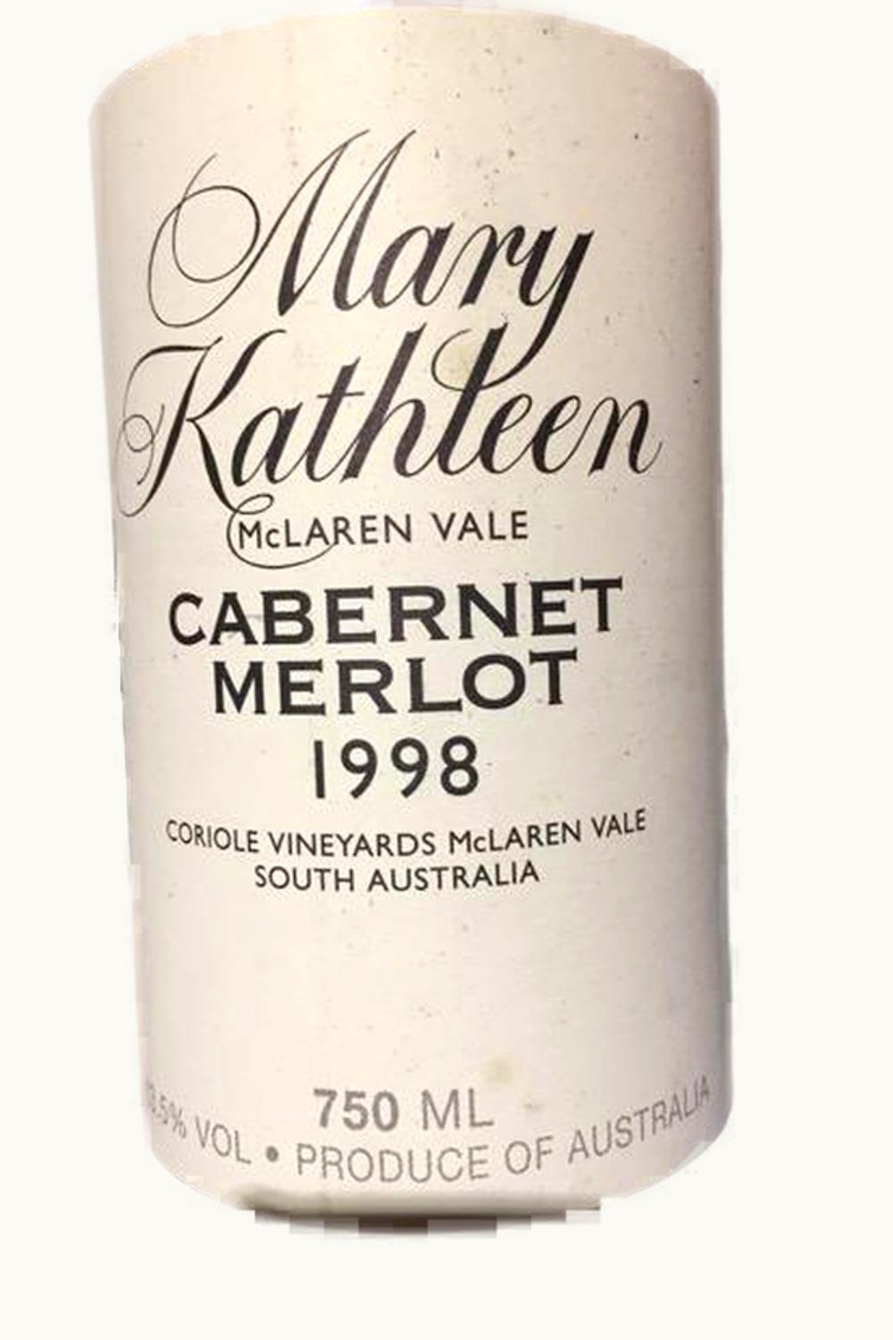 Coriole Coriole Mary Kathleen Rsv Cab Sauv Merlot, 2000