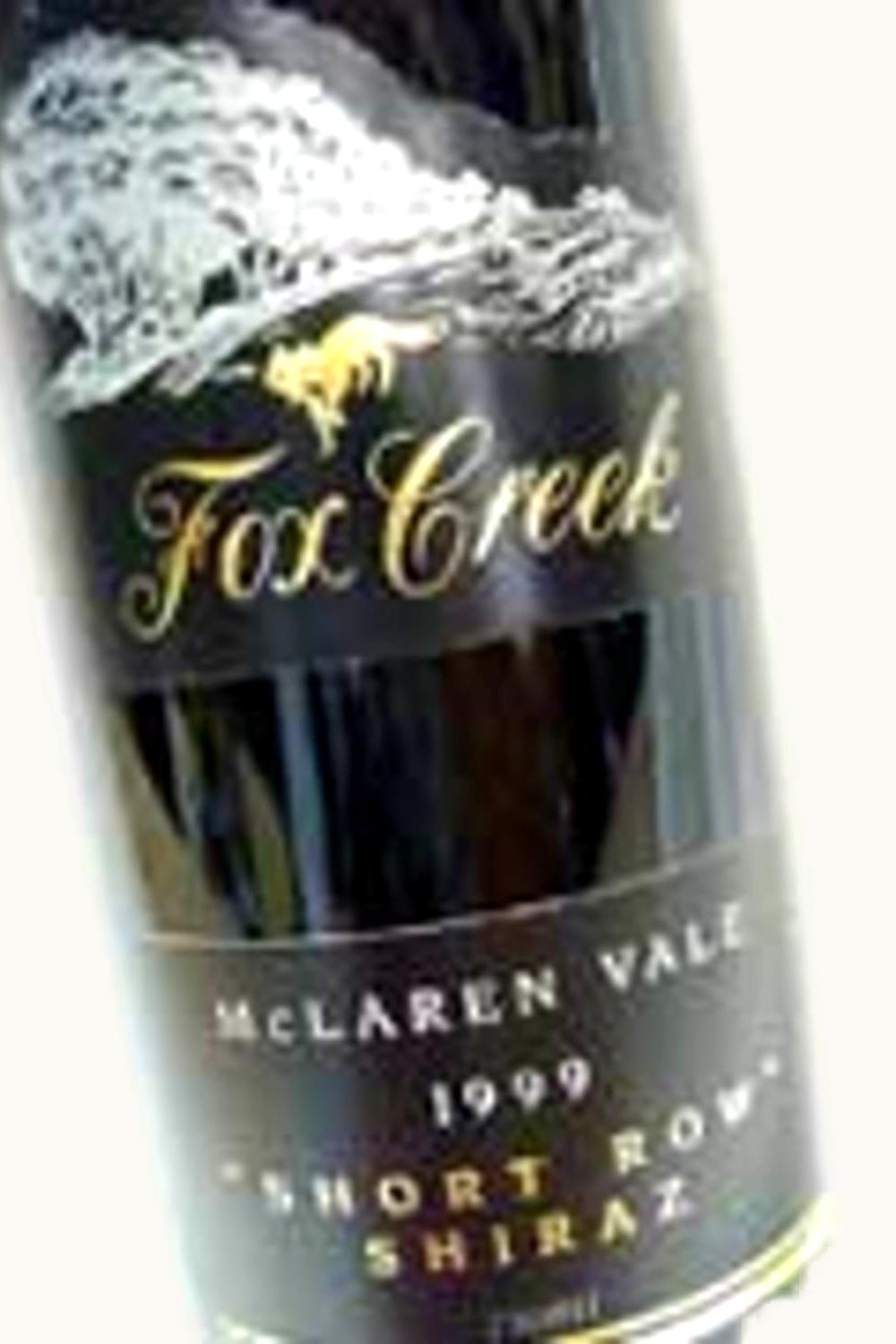 Fox Creek Fox Creek Short Row Shiraz, 1999