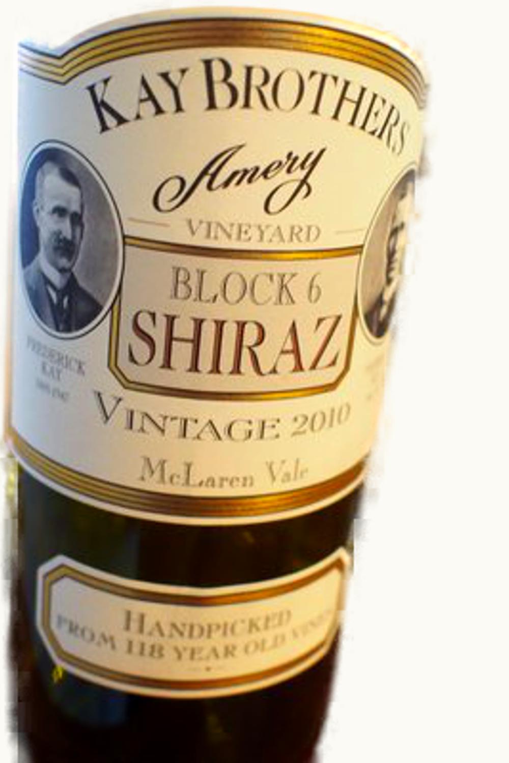 Kay Brothers Kay Brothers Amery Block 6 Shiraz, 1999