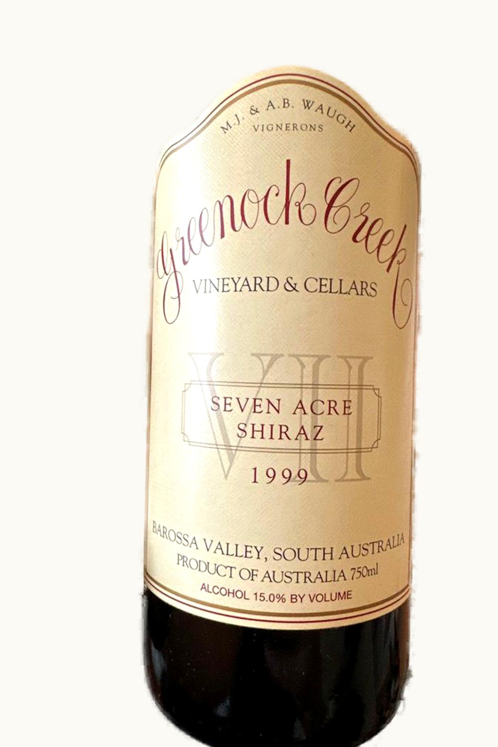 Greenock Creek Greenock Creek Seven Acres Shiraz, 1999