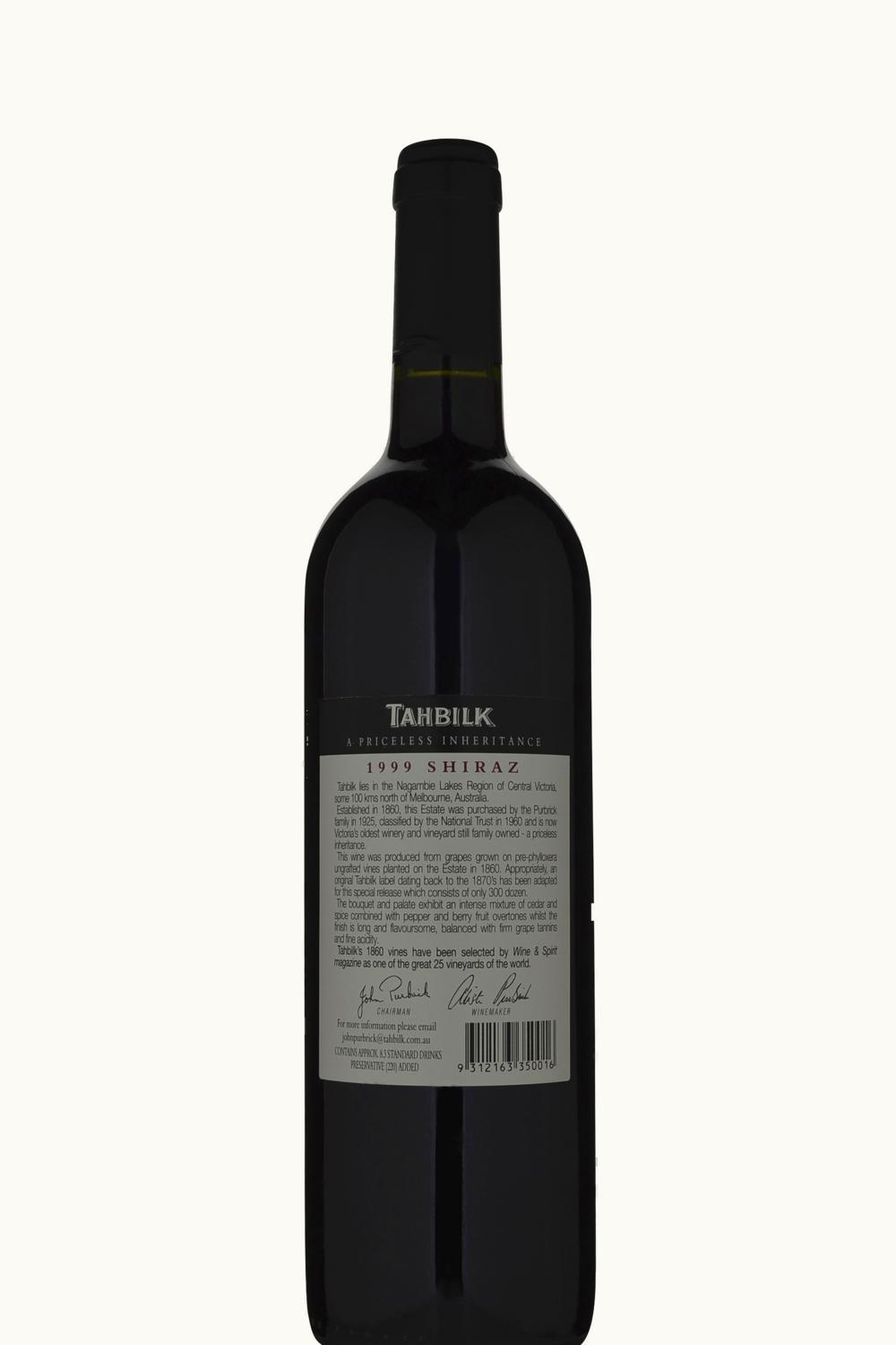 Tahbilk Tahbilk 1860 Vines Shiraz, 1999