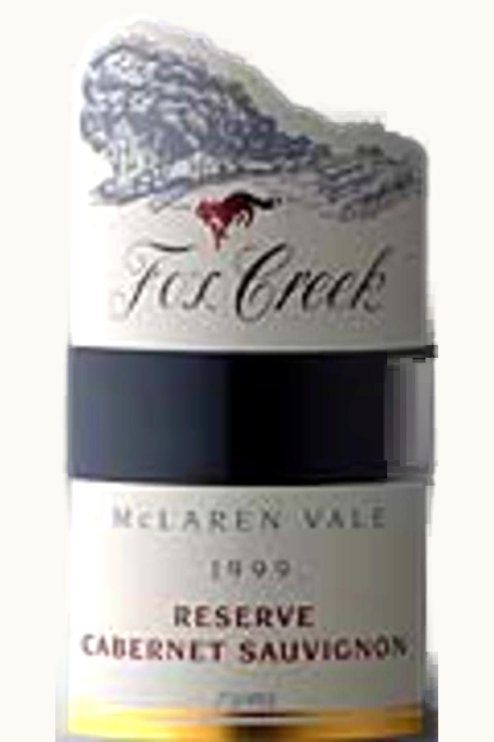 Fox Creek Fox Creek Reserve Cabernet Sauvignon, 1999