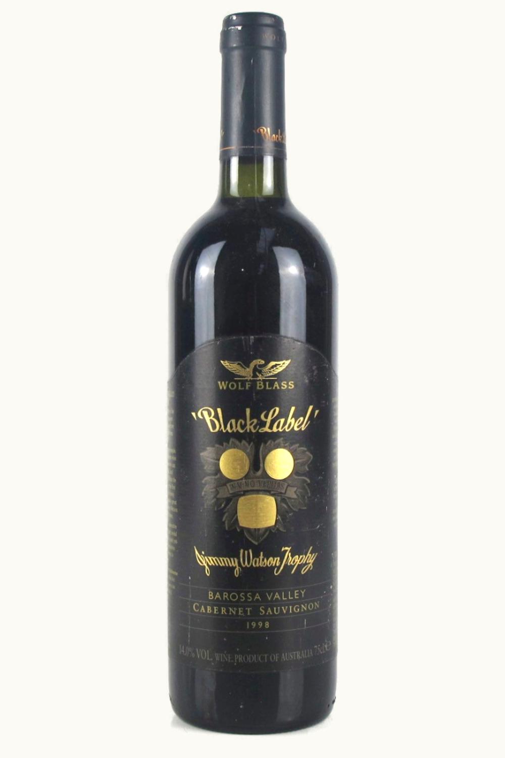 Wolf Blass Wolf Blass Black Label Cabernet Sauvignon, 1998