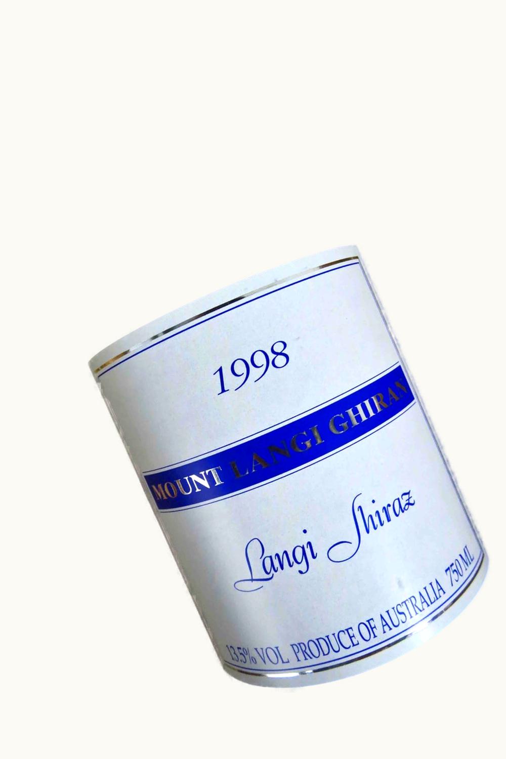 Mount Langi Ghiran Mount Langi Ghiran Shiraz, 1998