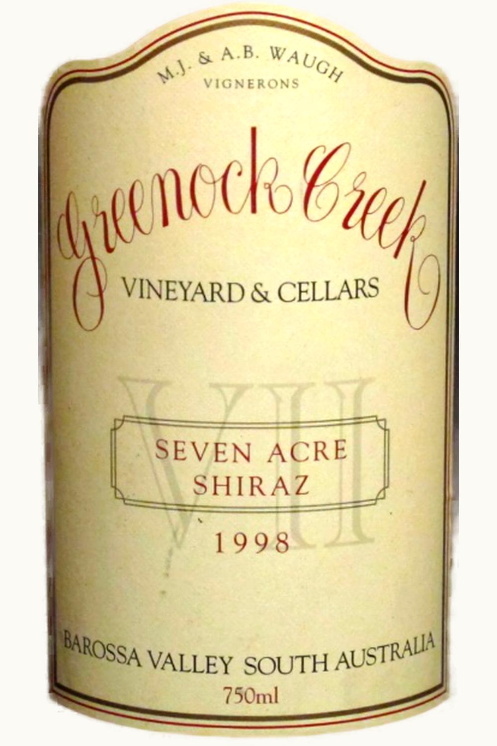 Greenock Creek Greenock Creek Seven Acres, 1998