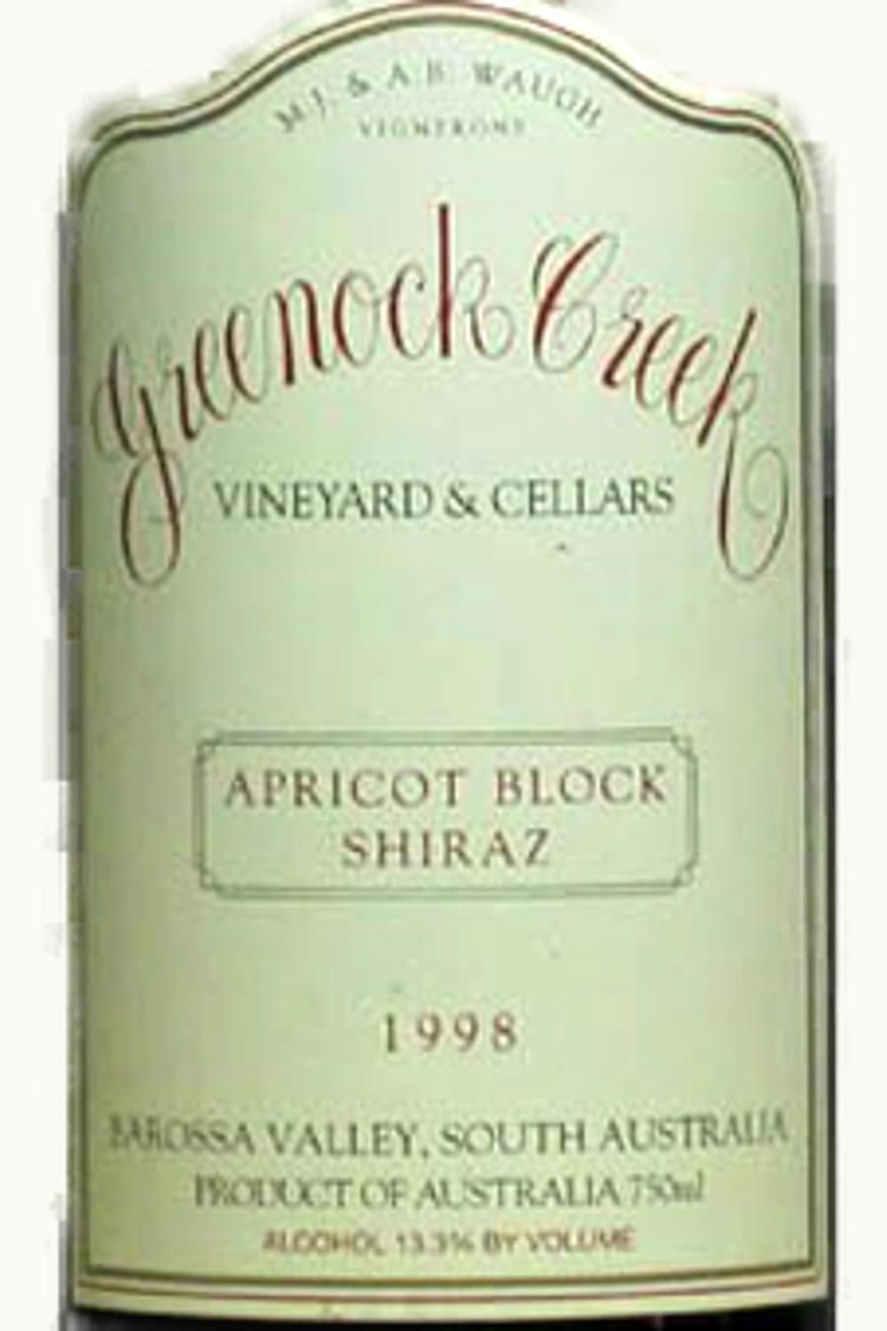 Greenock Creek Greenock Creek Apricot Block, 1998