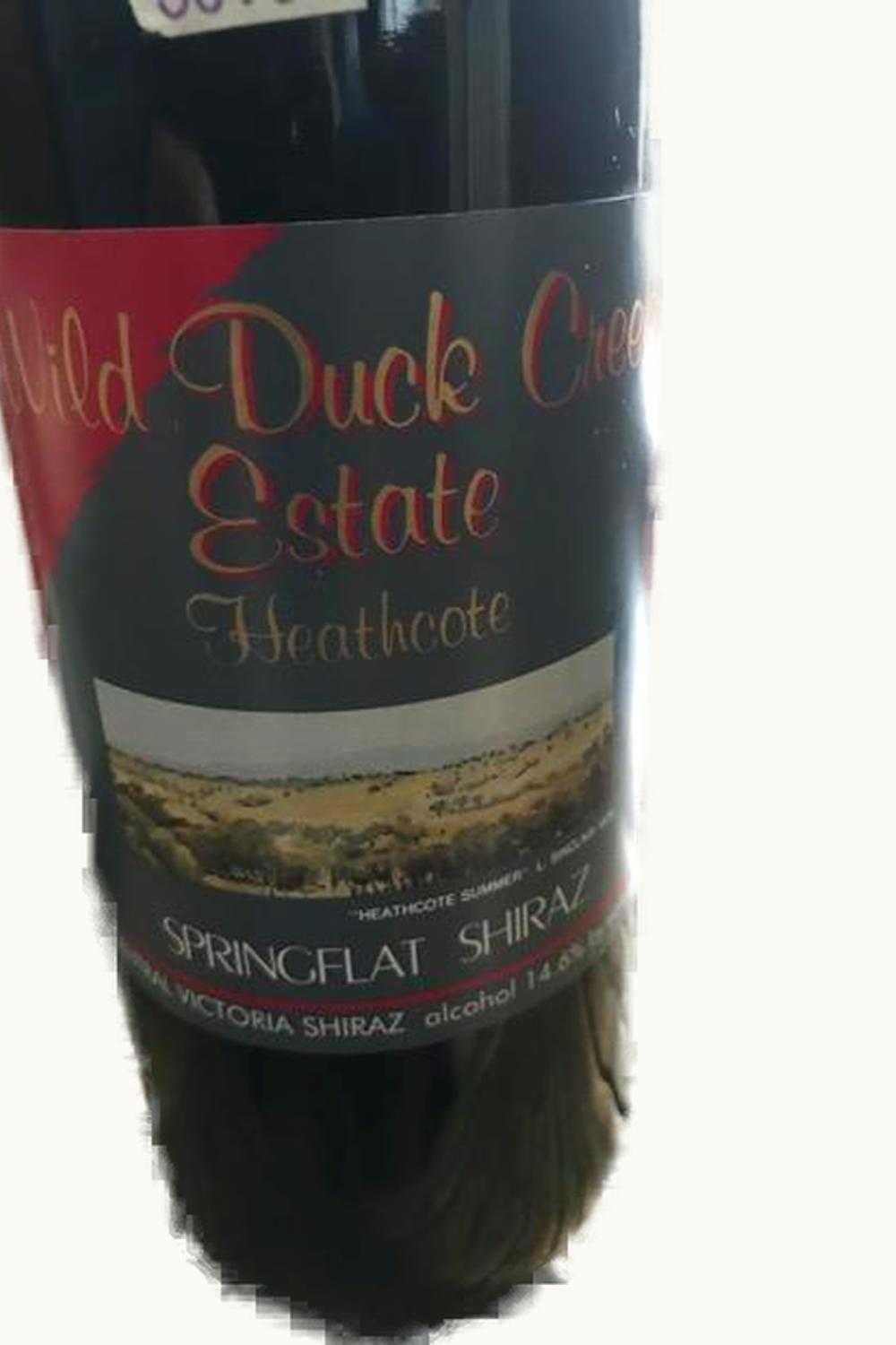 Wild Duck Creek Wild Duck Creek Springflat Shiraz, 1997