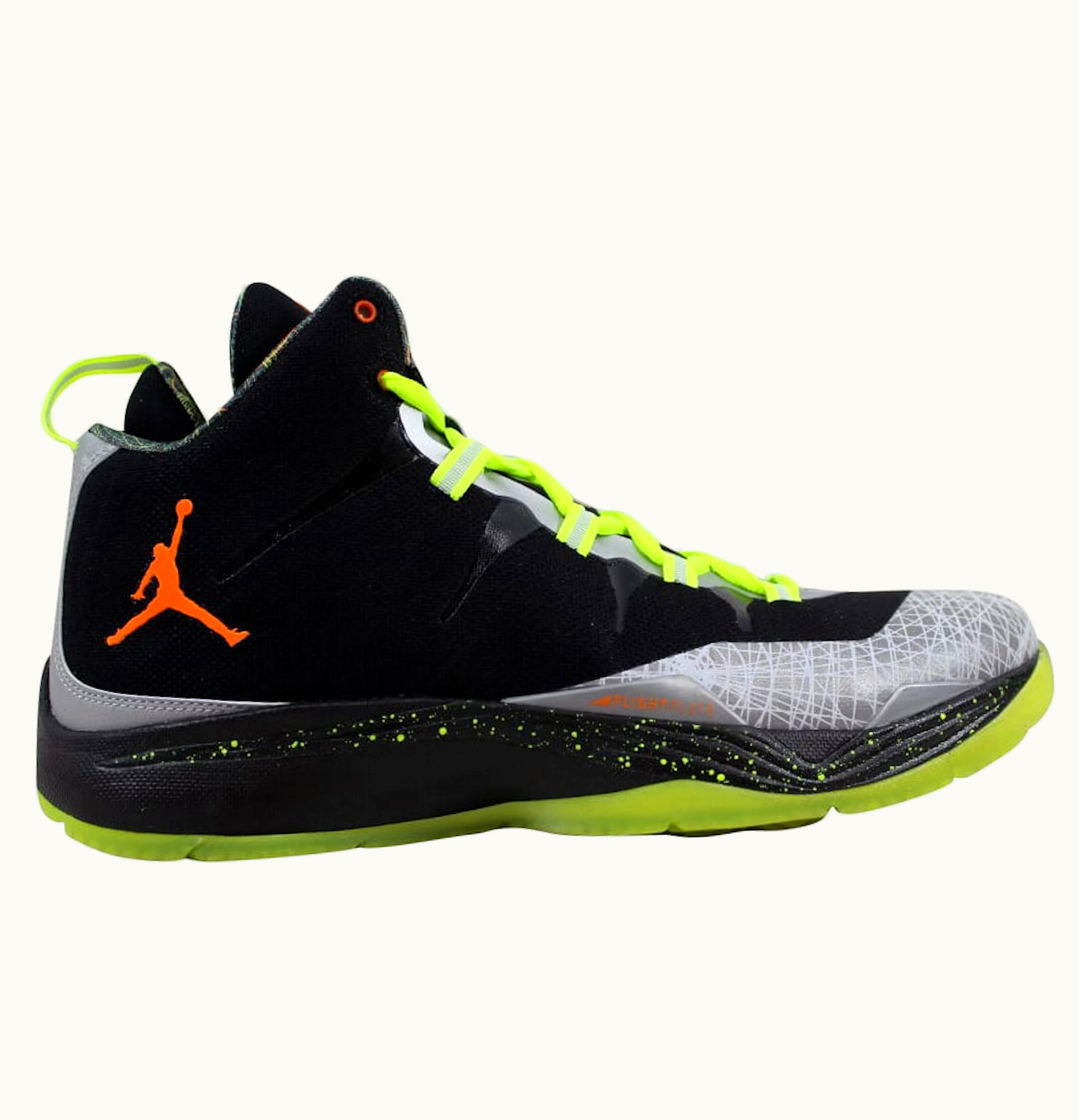 Jordan Air Jordan SuperFly 2 Christmas Black Total Orange Reflect Silver