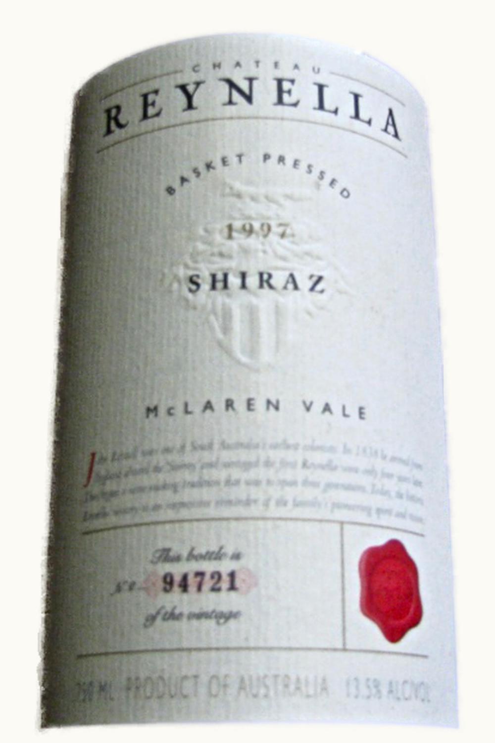 Reynella Reynella Basket Press Shiraz, 1997