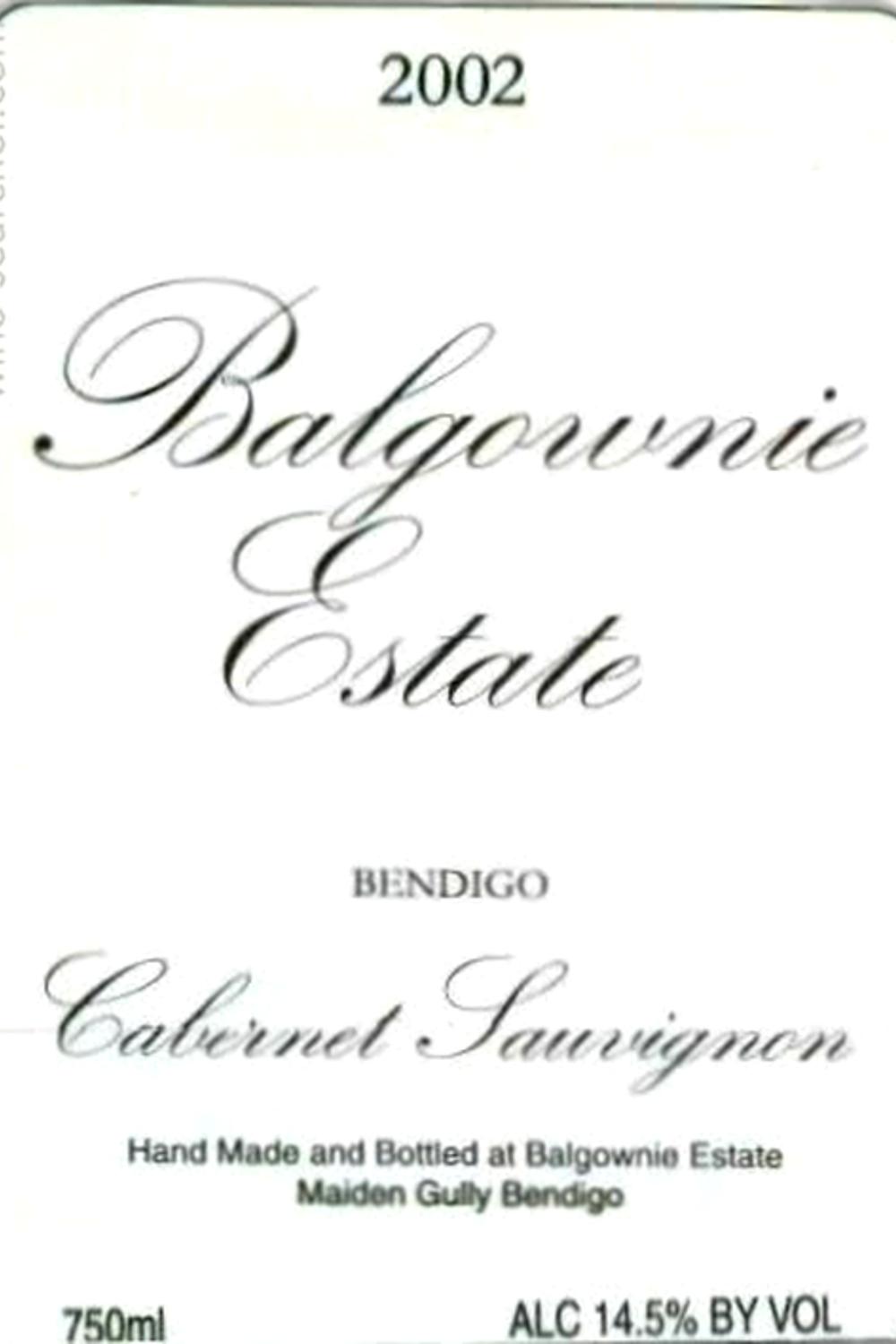 Balgownie Estate Balgownie Estate Cabernet Sauvignon, 1997