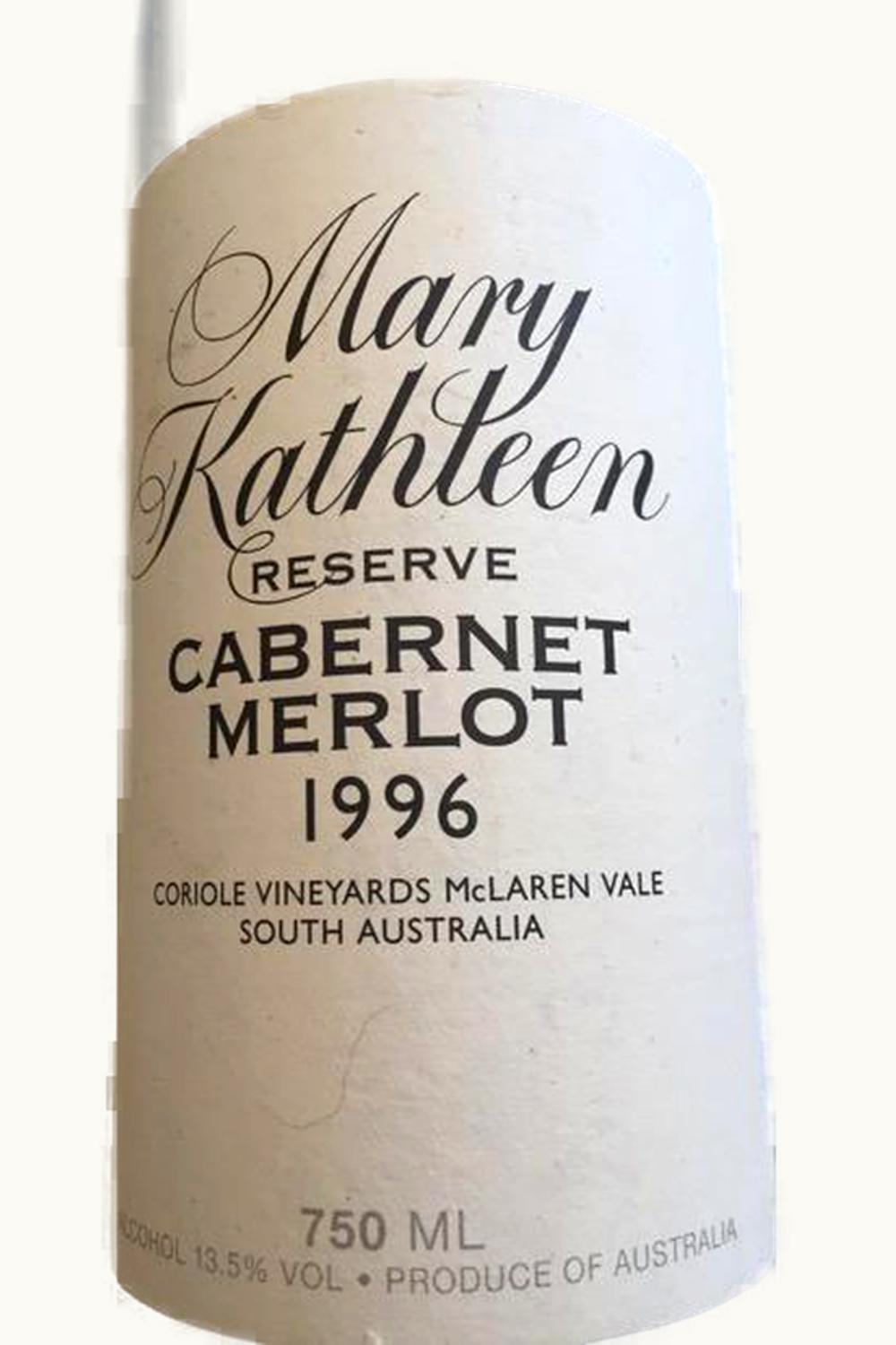 Coriole Coriole Mary Kathleen Reserve Cabernet Sauvignon Merlot, 1997