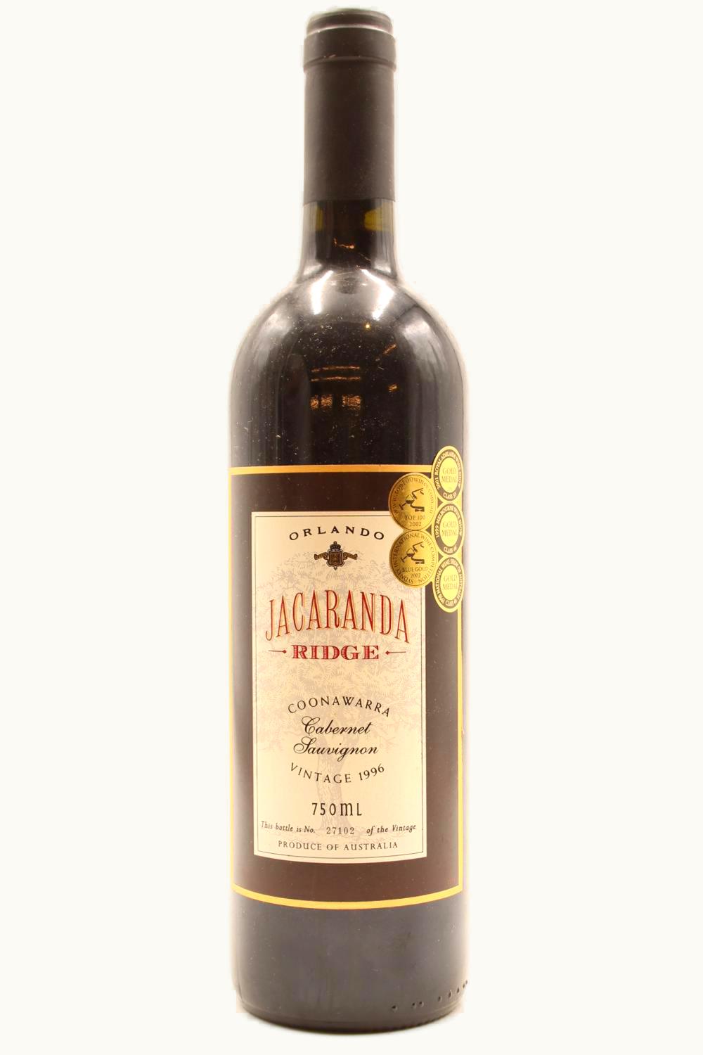 Orlando Jacaranda Ridge Cabernet Sauvignon, 1996