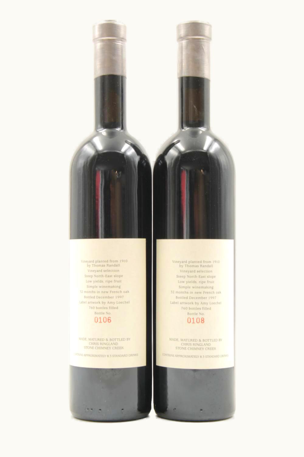 Chris Ringland Randall Hill Shiraz, 1995