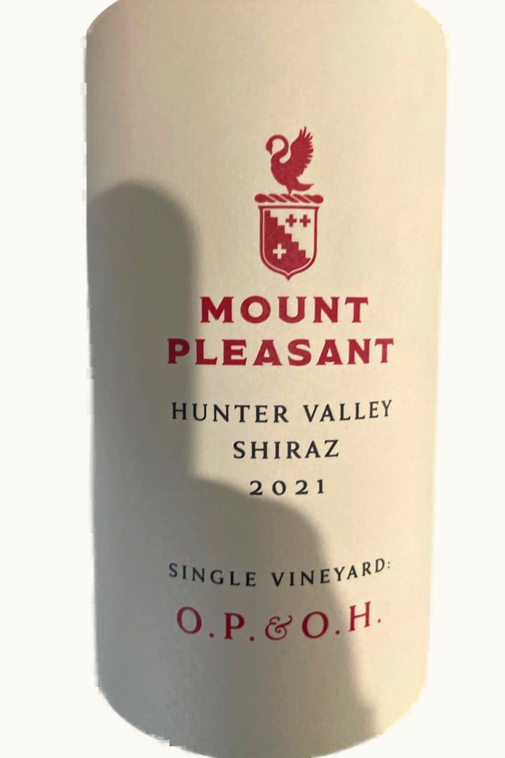 Mount Pleasant Single Old Paddock Hill Shiraz, 1995