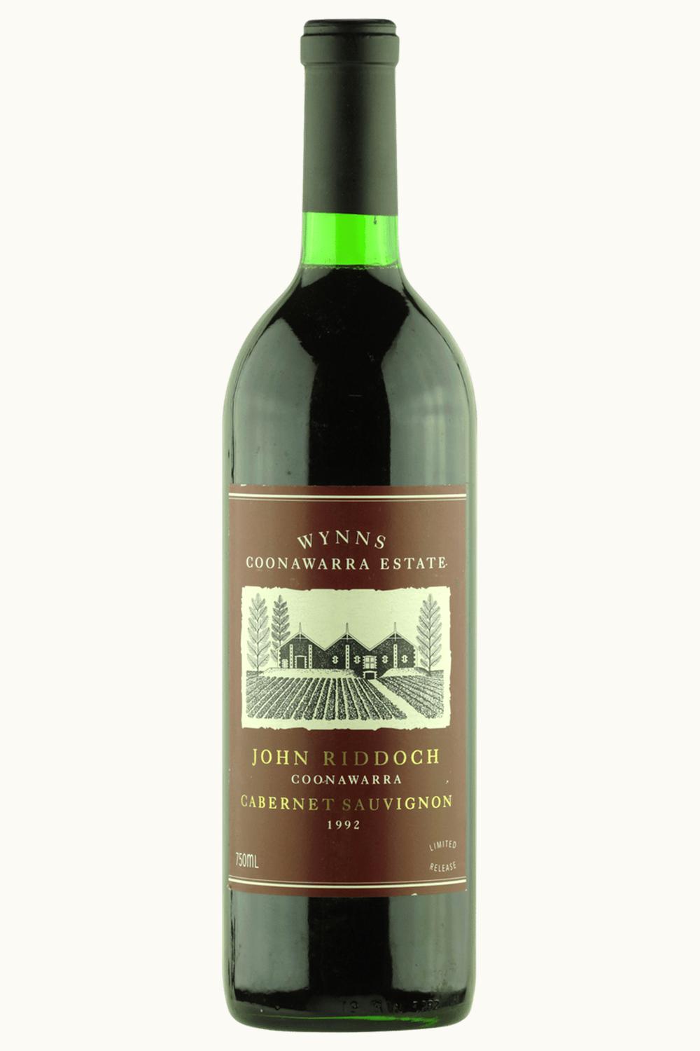 Wynns Estate John Riddoch, 1992