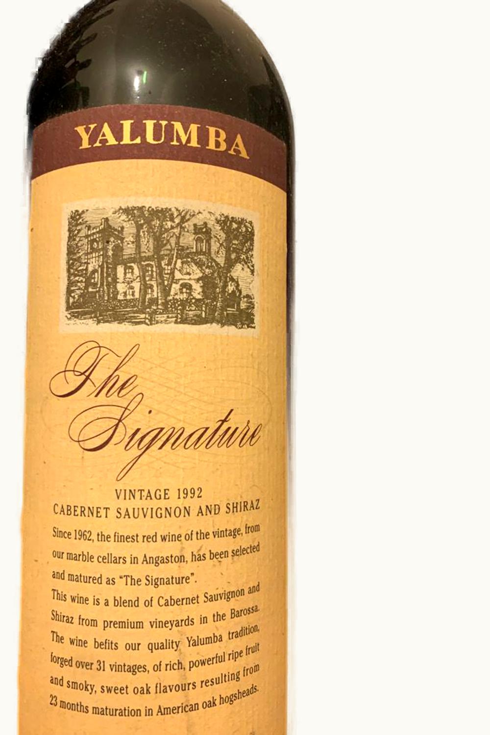 Yalumba The Signature Cabernet Sauvignon, 1992