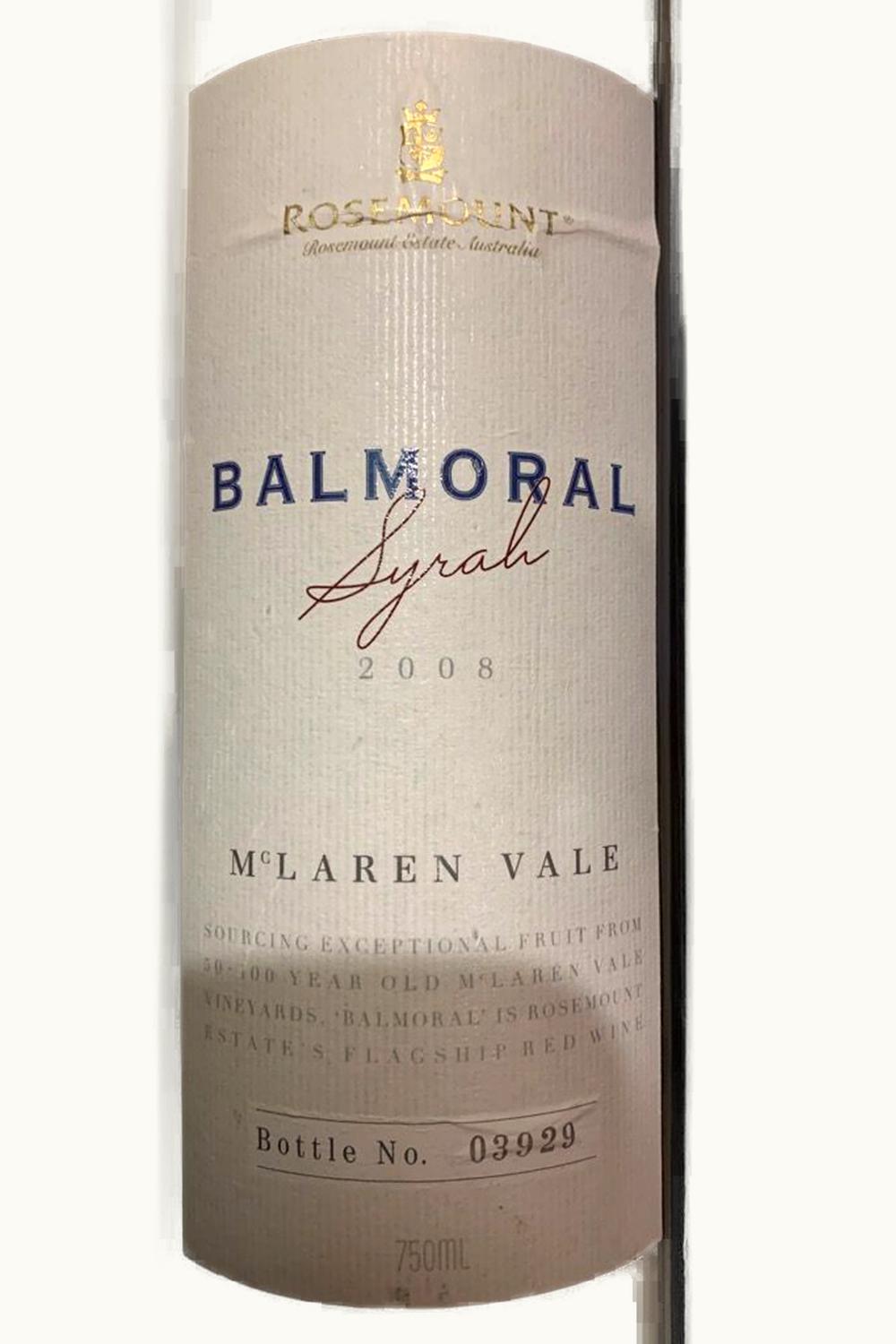 Rosemount Estate Balmoral, 1992