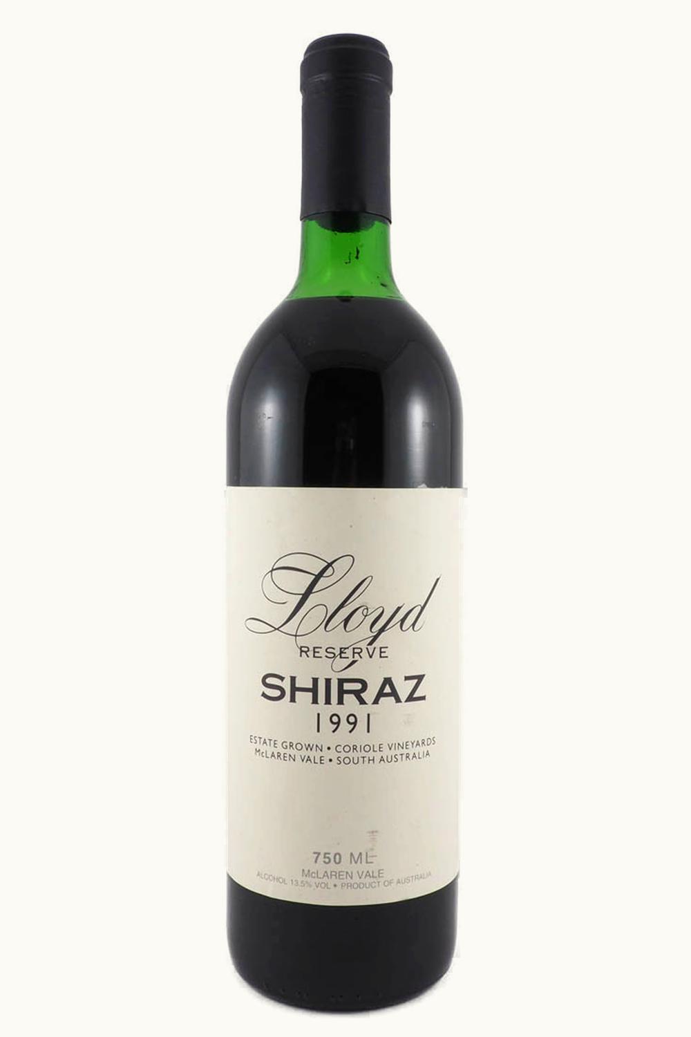 Coriole Lloyd Reserve Shiraz, 1991