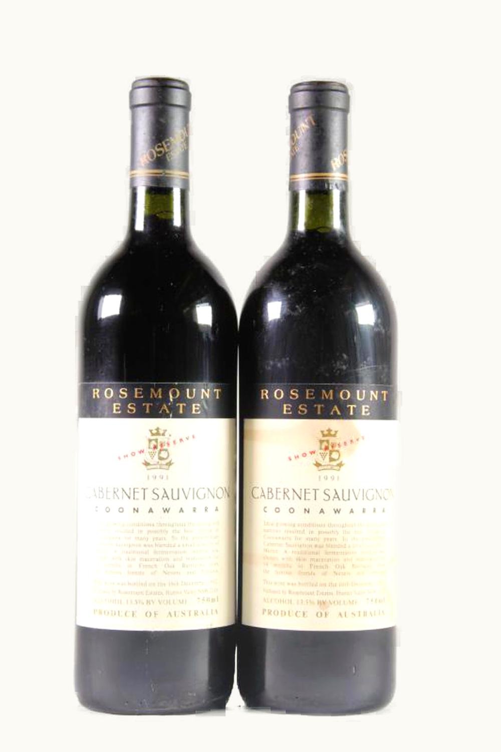 Rosemount Estate Show Reserve Cabernet Sauvignon, 1991