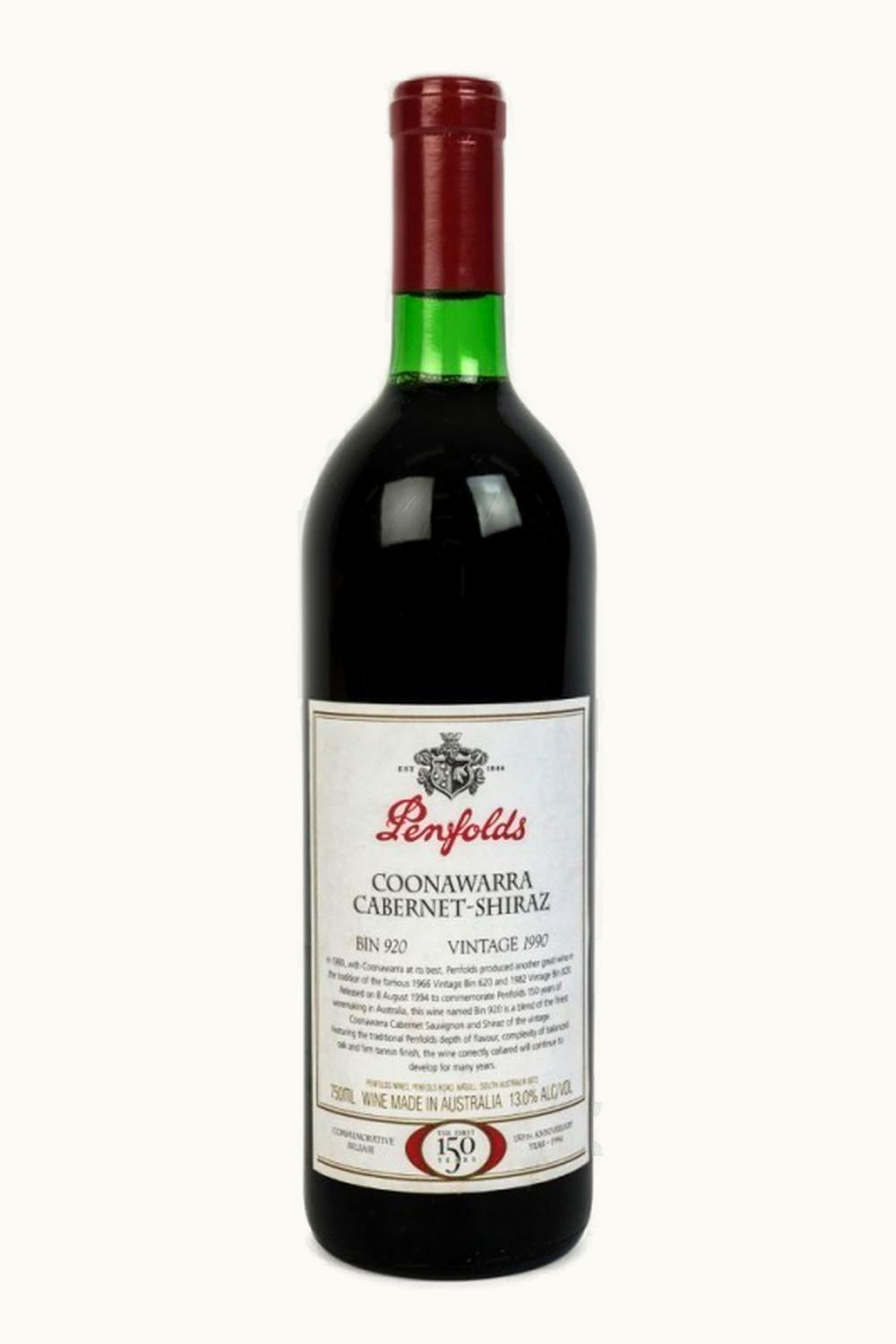 Penfolds Penfolds Bin 920 Cabernet Sauvignon Shiraz, 1990