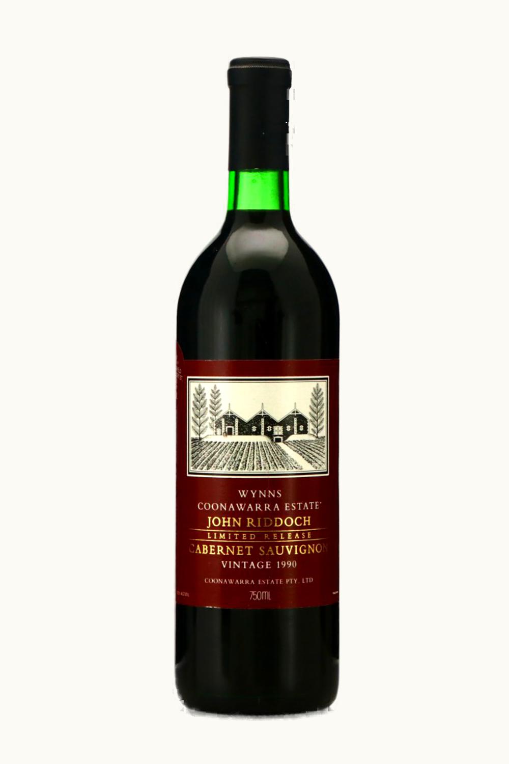 Wynns Estate John Riddoch Cabernet Sauvignon, 1990
